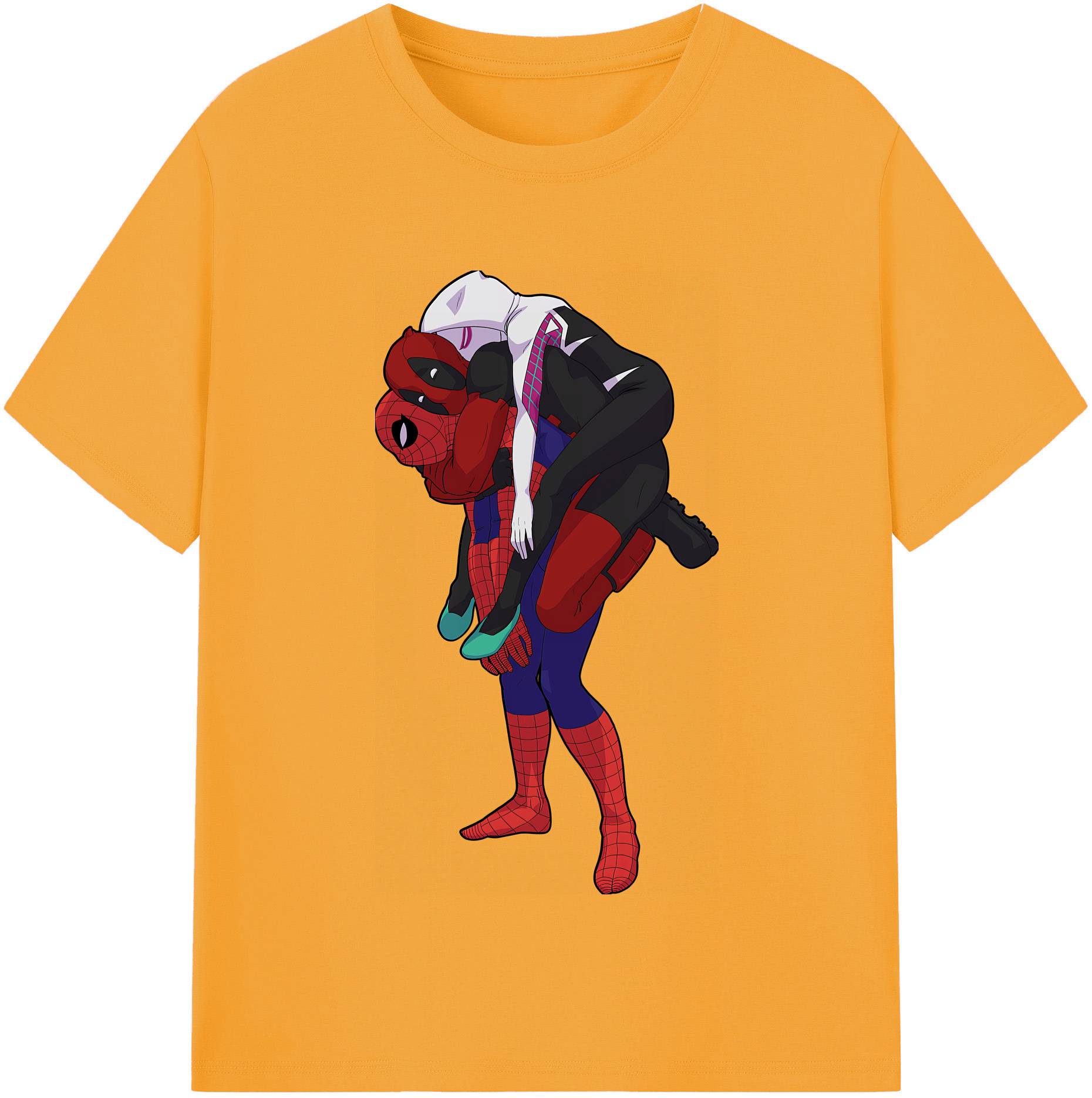 （画像用） Deadpool デッドプール レディースカジュアルプリントTシャツ（綿100％）