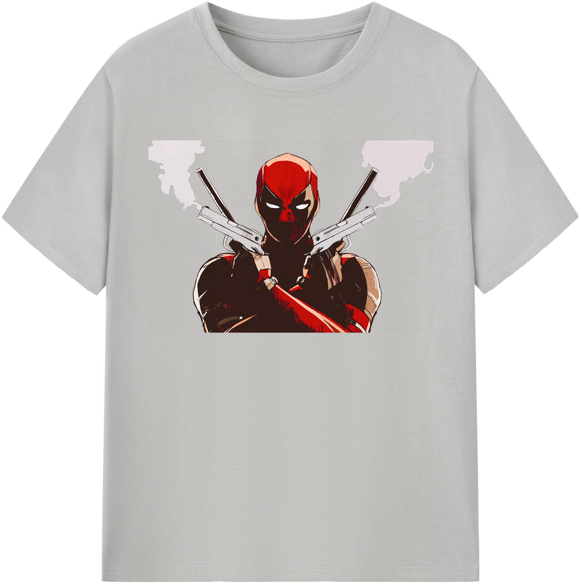 （画像用） Deadpool デッドプール レディースカジュアルプリントTシャツ（綿100％）
