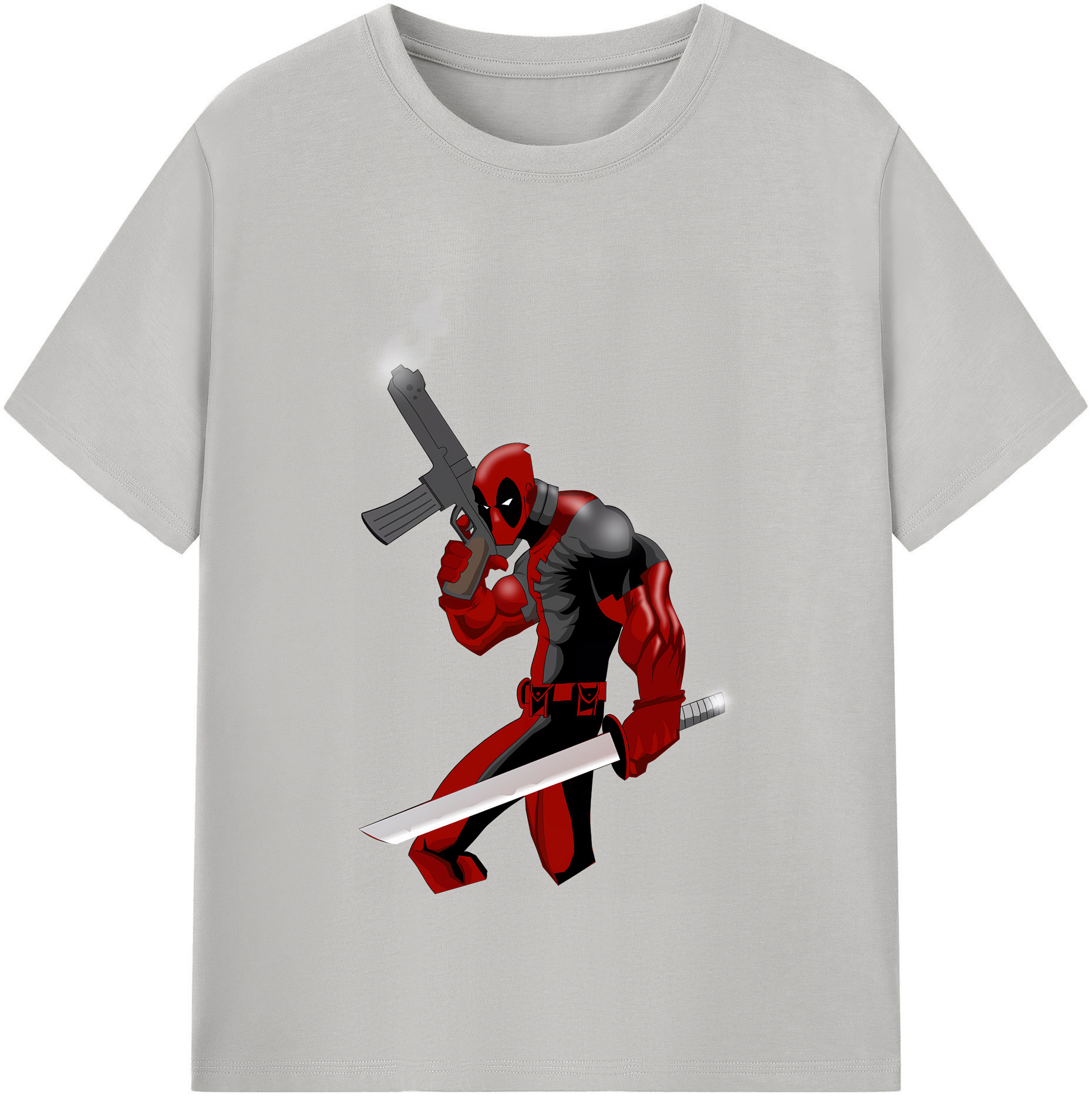 （画像用） Deadpool デッドプール レディースカジュアルプリントTシャツ（綿100％）