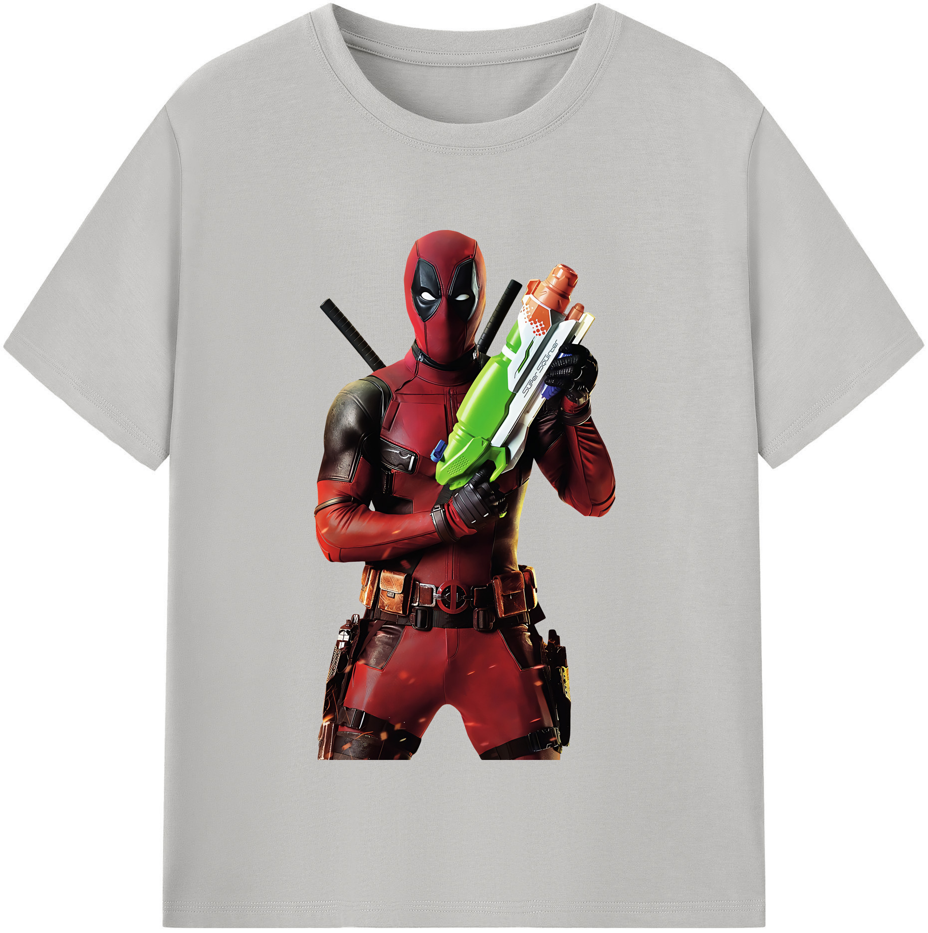 （画像用） Deadpool デッドプール レディースカジュアルプリントTシャツ（綿100％）