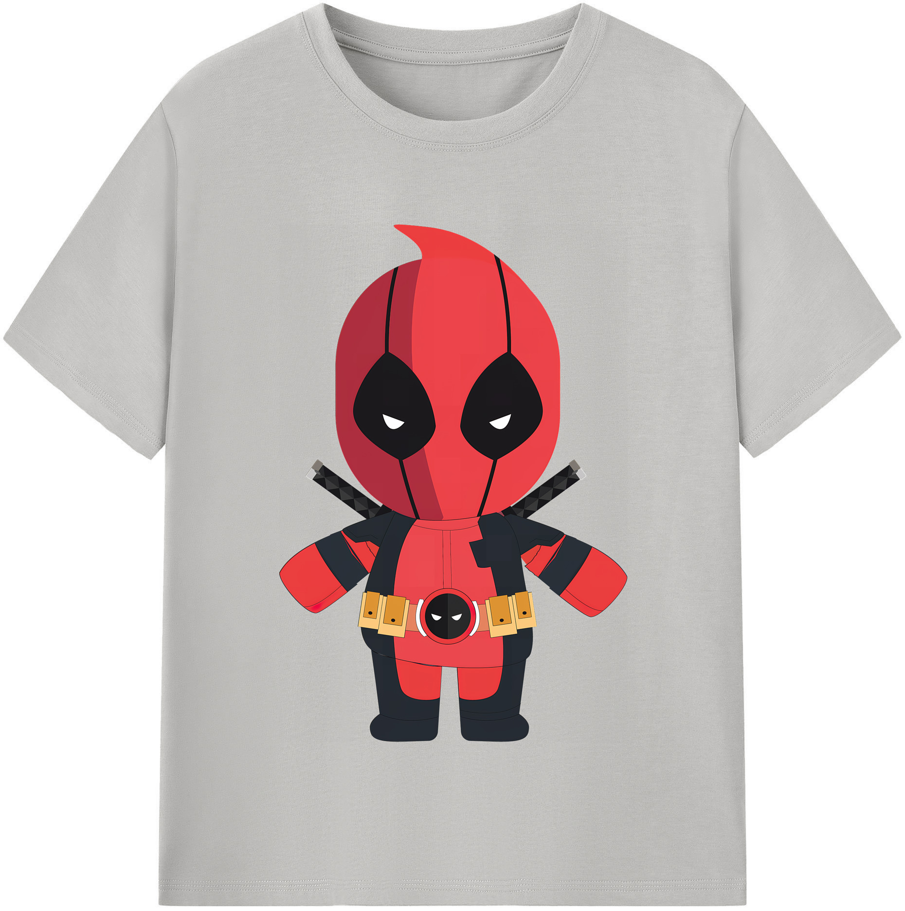 （画像用） Deadpool デッドプール レディースカジュアルプリントTシャツ（綿100％）