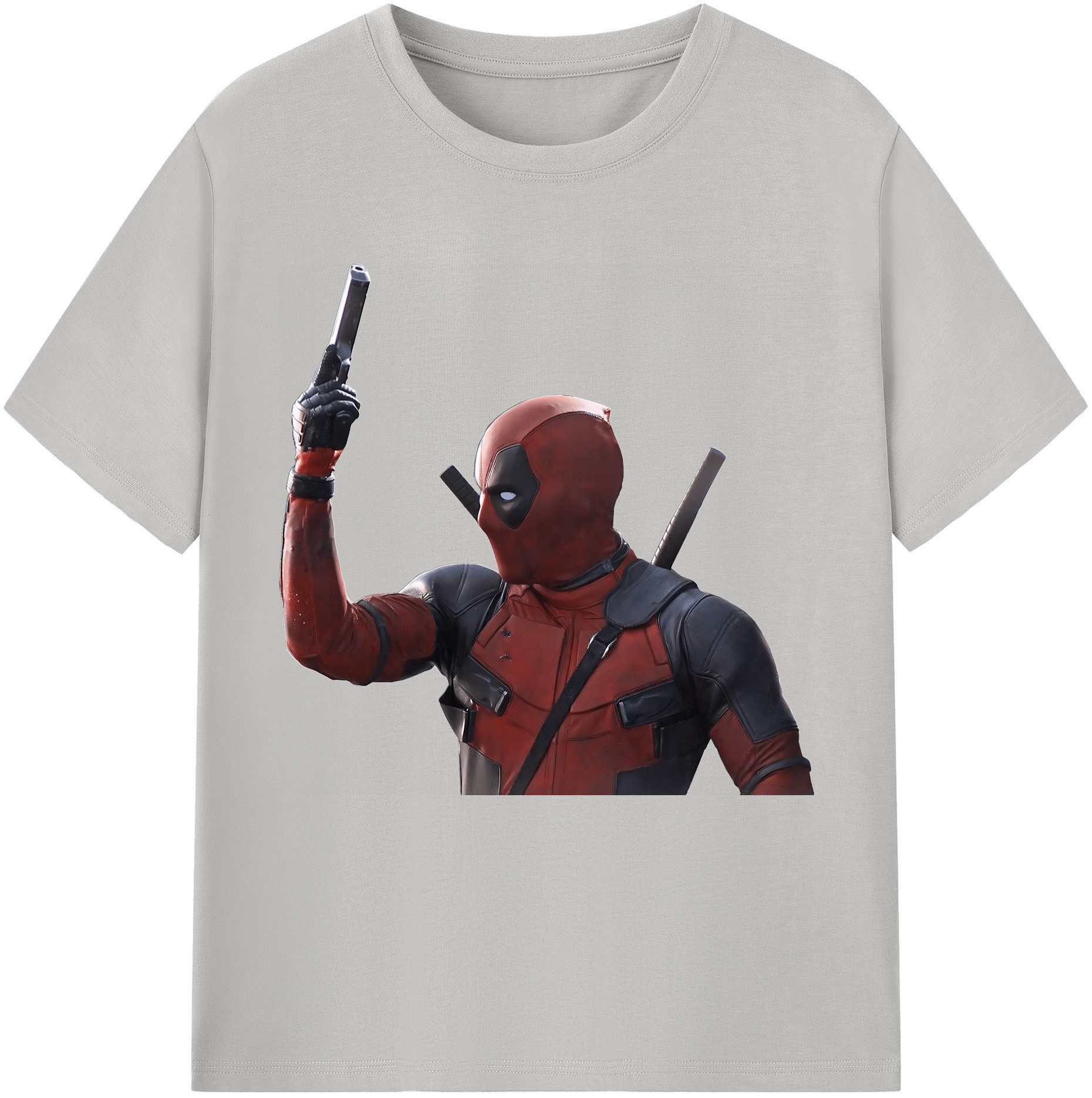 （画像用） Deadpool デッドプール レディースカジュアルプリントTシャツ（綿100％）