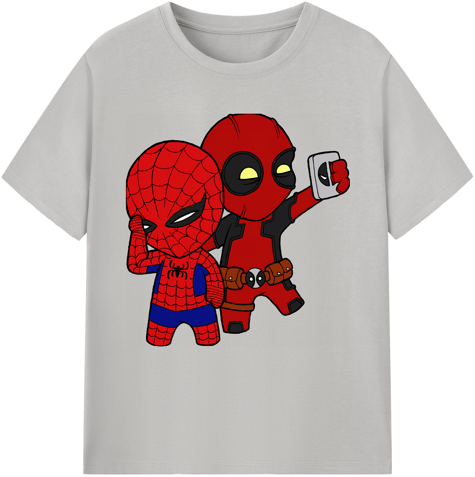 （画像用） Deadpool デッドプール レディースカジュアルプリントTシャツ（綿100％）