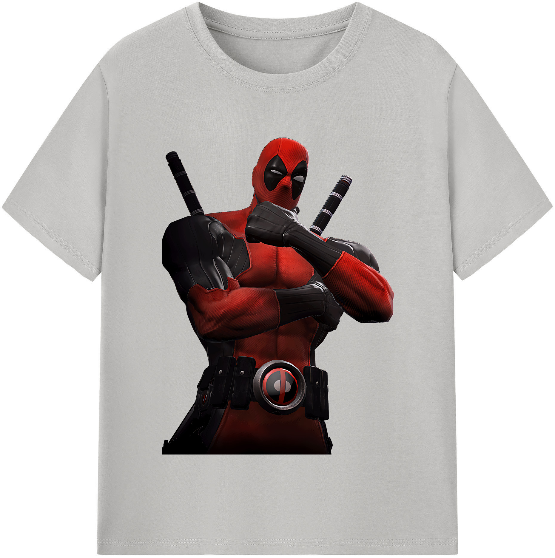 （画像用） Deadpool デッドプール レディースカジュアルプリントTシャツ（綿100％）