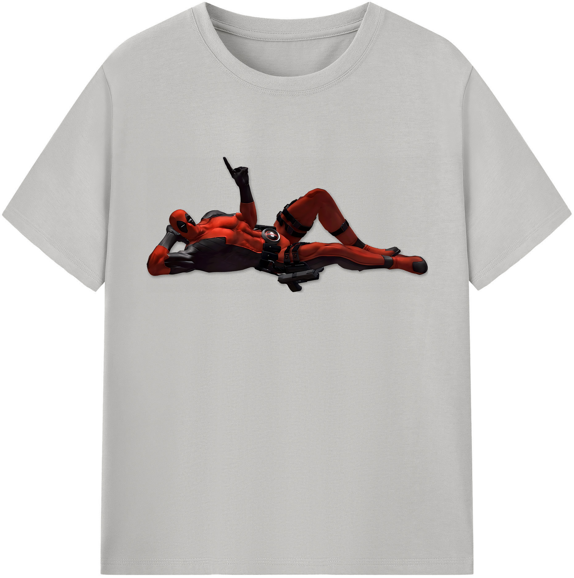 （画像用） Deadpool デッドプール レディースカジュアルプリントTシャツ（綿100％）