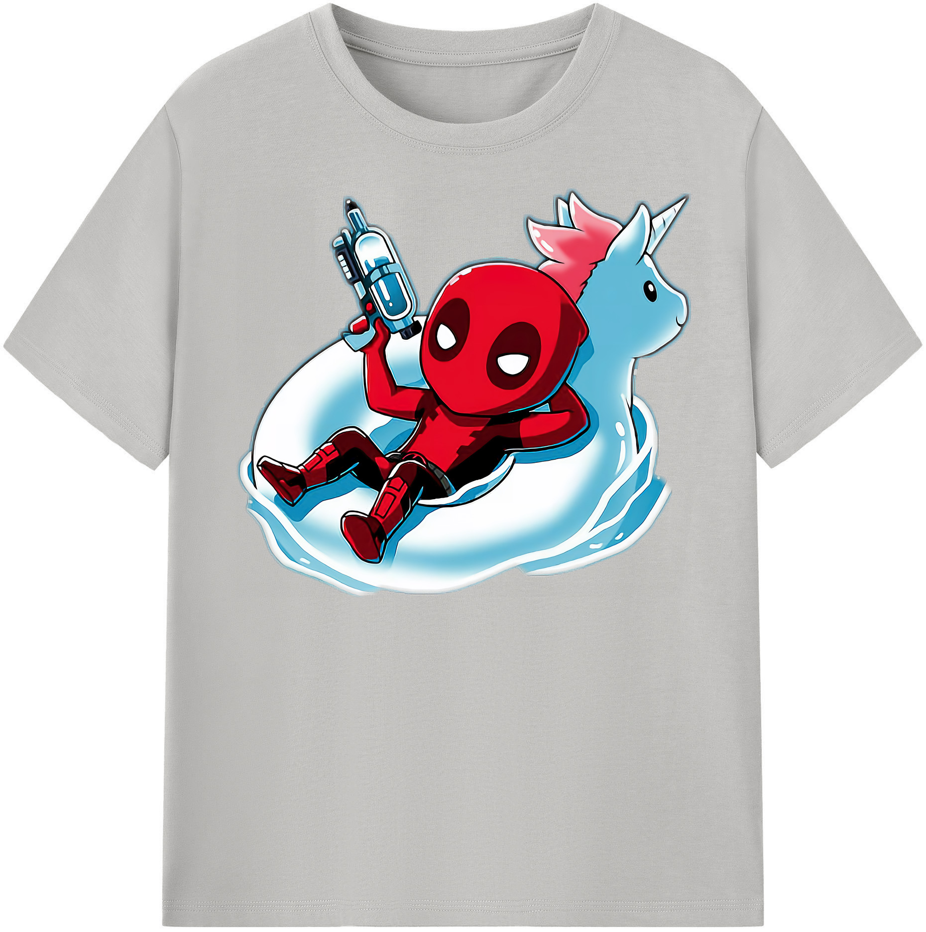 （画像用） Deadpool デッドプール レディースカジュアルプリントTシャツ（綿100％）