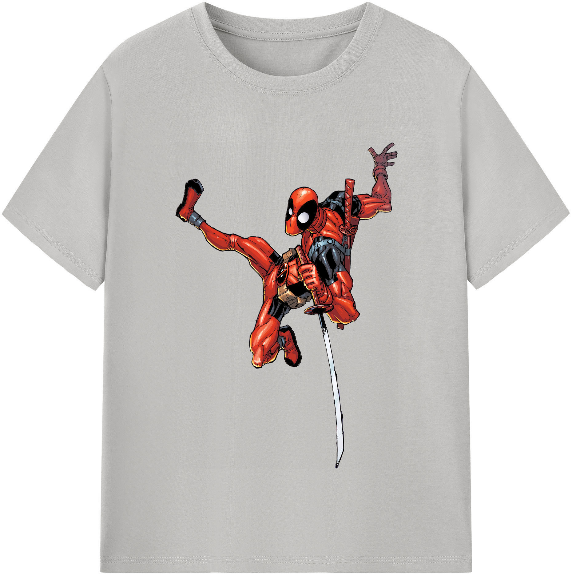 （画像用） Deadpool デッドプール レディースカジュアルプリントTシャツ（綿100％）