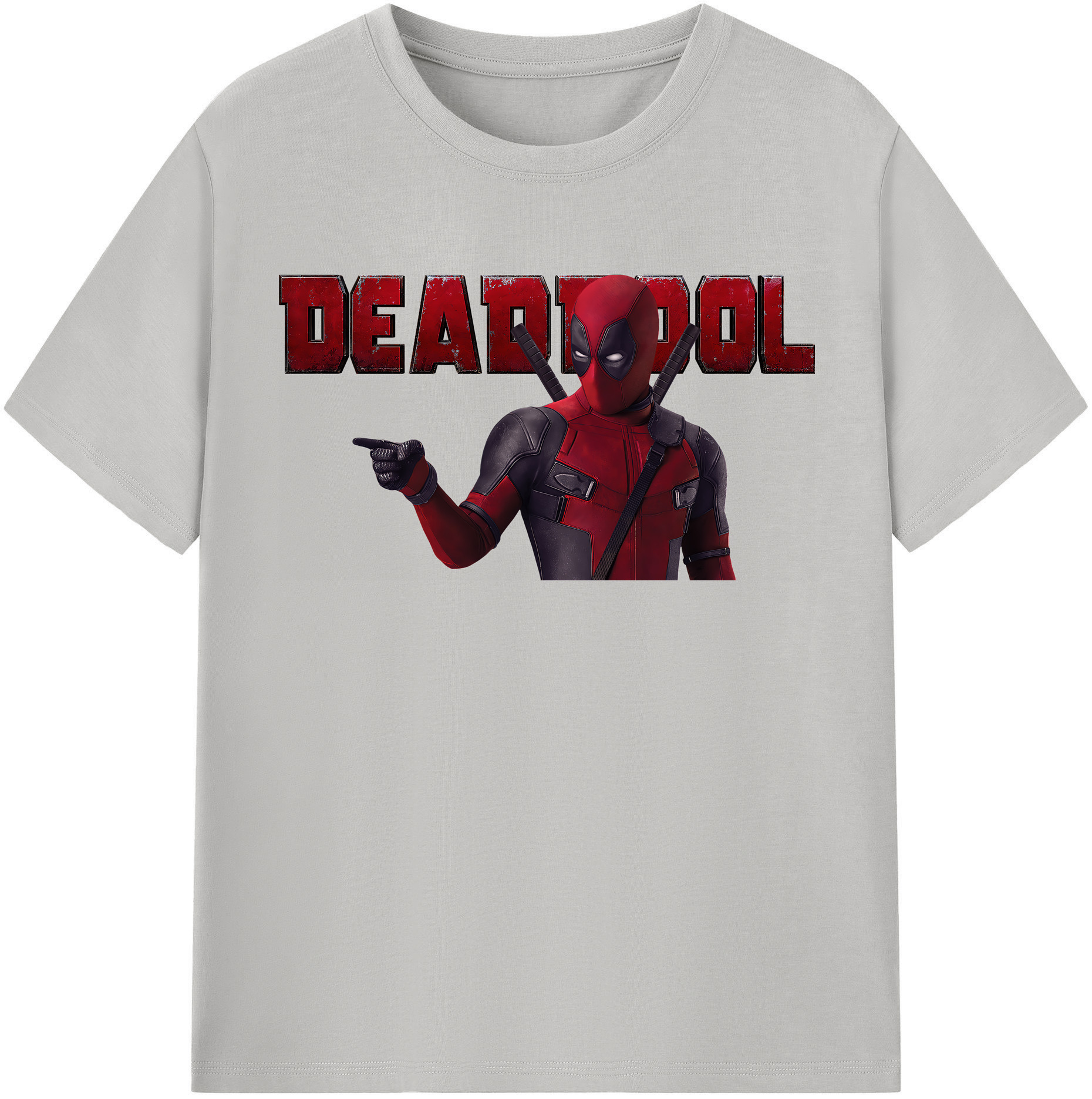 （画像用） Deadpool デッドプール レディースカジュアルプリントTシャツ（綿100％）