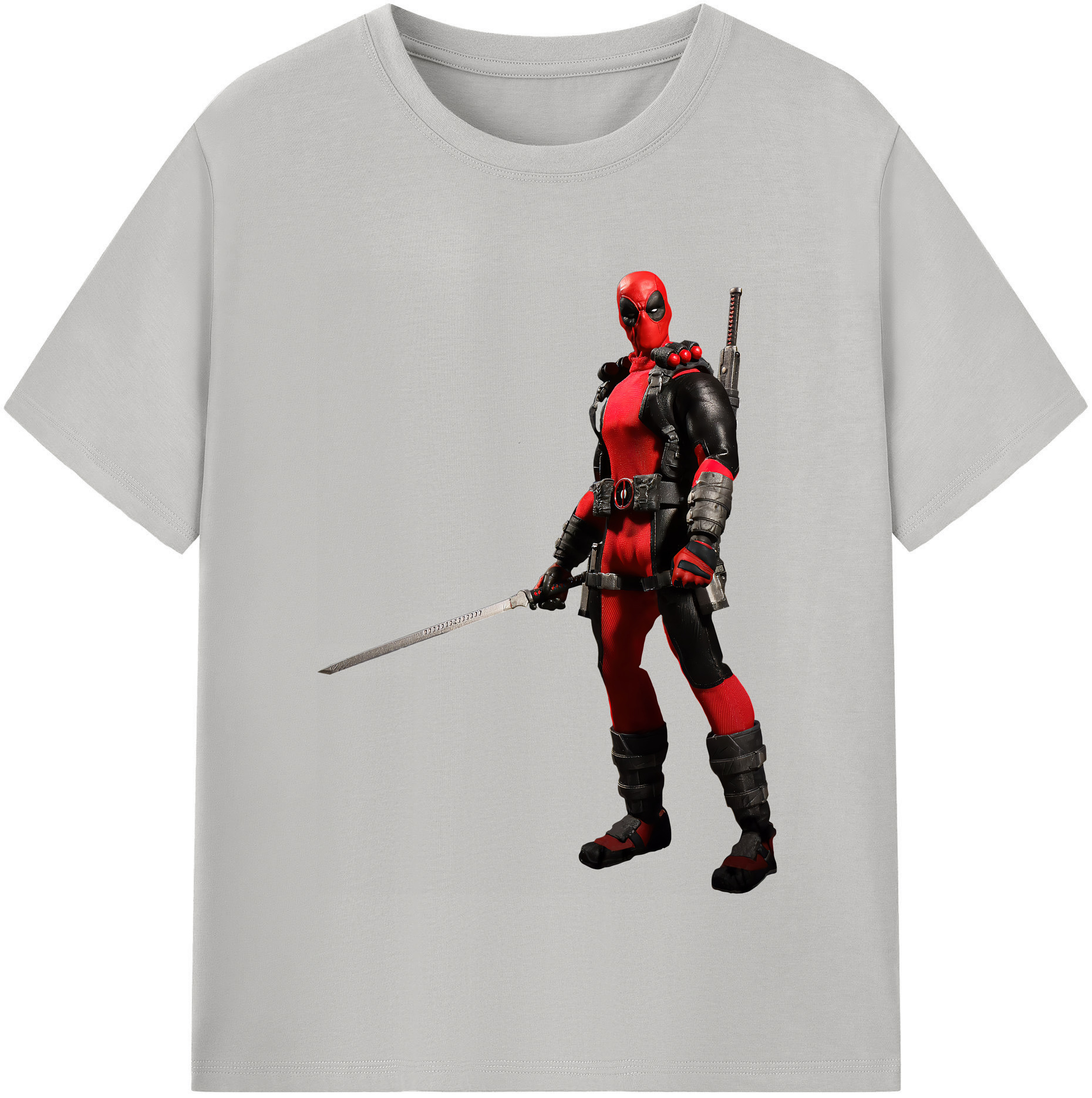 （画像用） Deadpool デッドプール レディースカジュアルプリントTシャツ（綿100％）
