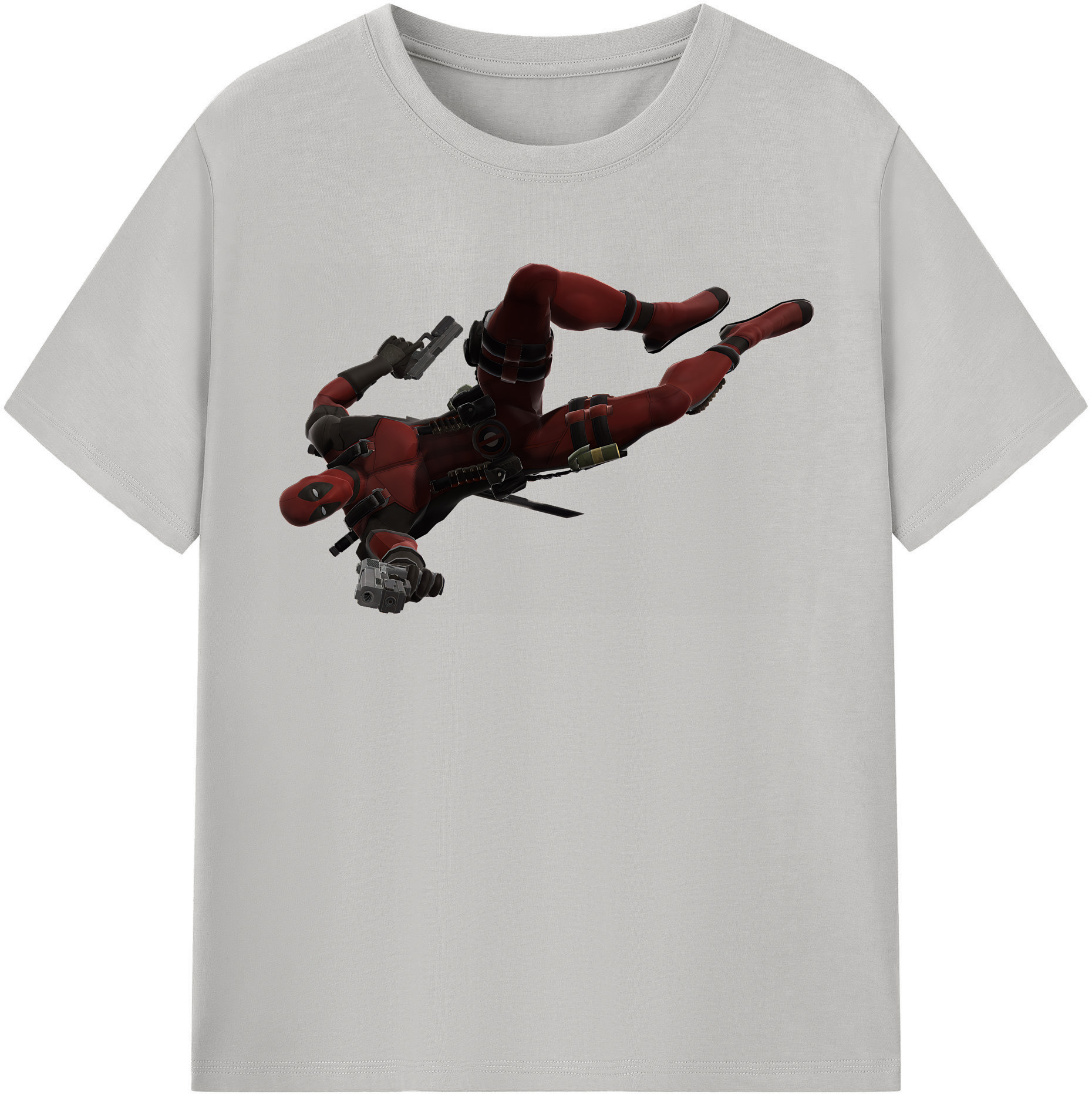 （画像用） Deadpool デッドプール レディースカジュアルプリントTシャツ（綿100％）