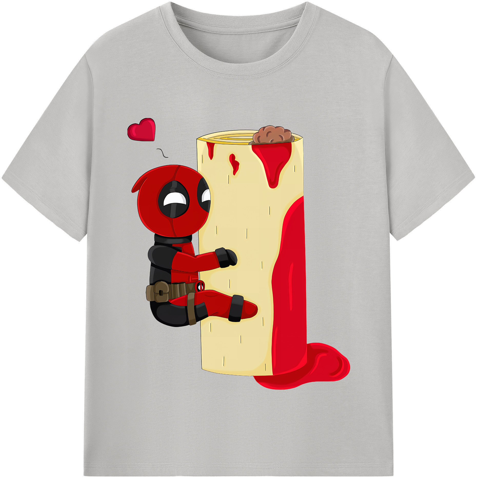 （画像用） Deadpool デッドプール レディースカジュアルプリントTシャツ（綿100％）