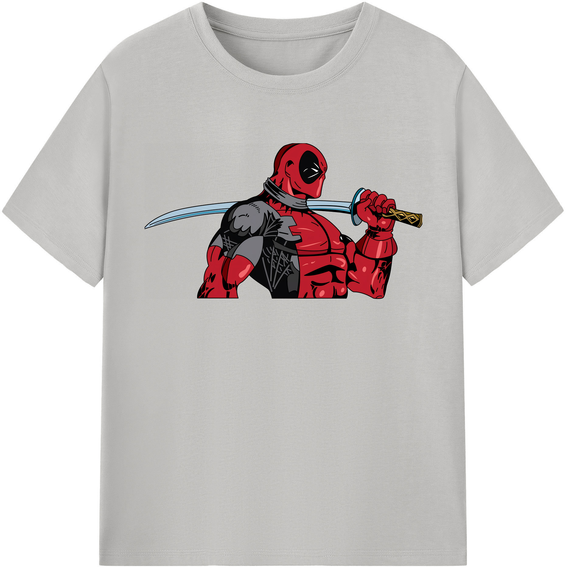 （画像用） Deadpool デッドプール レディースカジュアルプリントTシャツ（綿100％）