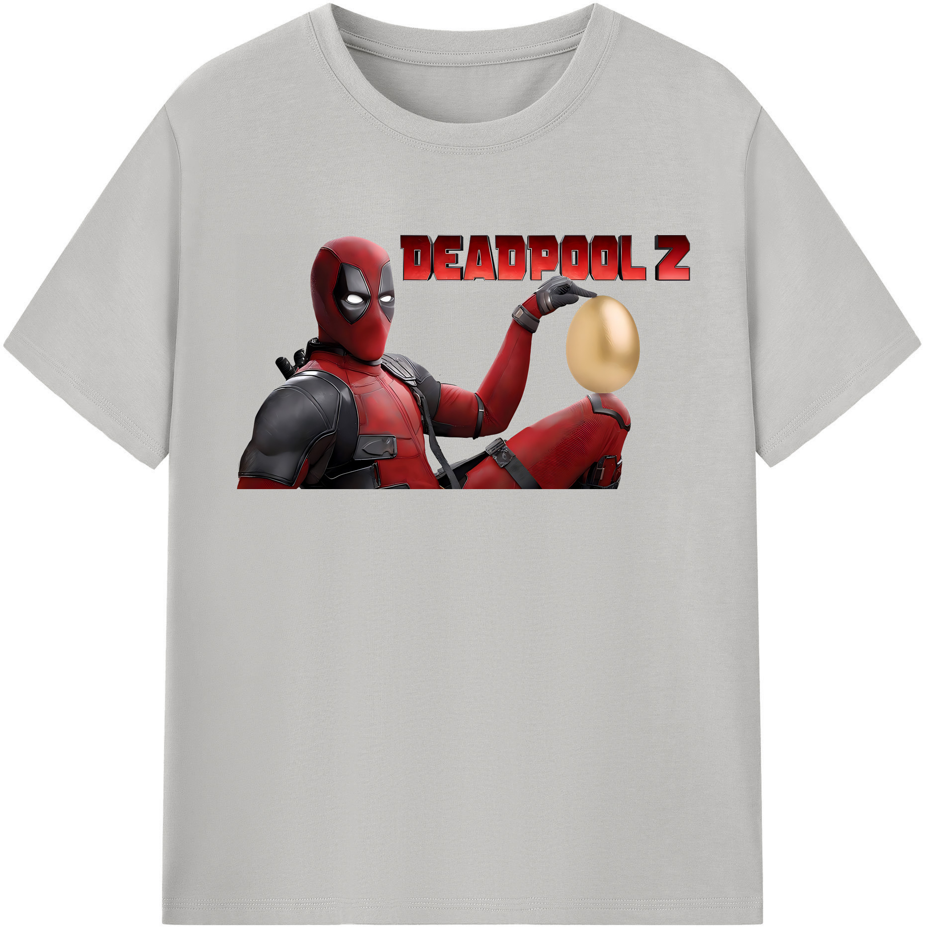 （画像用） Deadpool デッドプール レディースカジュアルプリントTシャツ（綿100％）