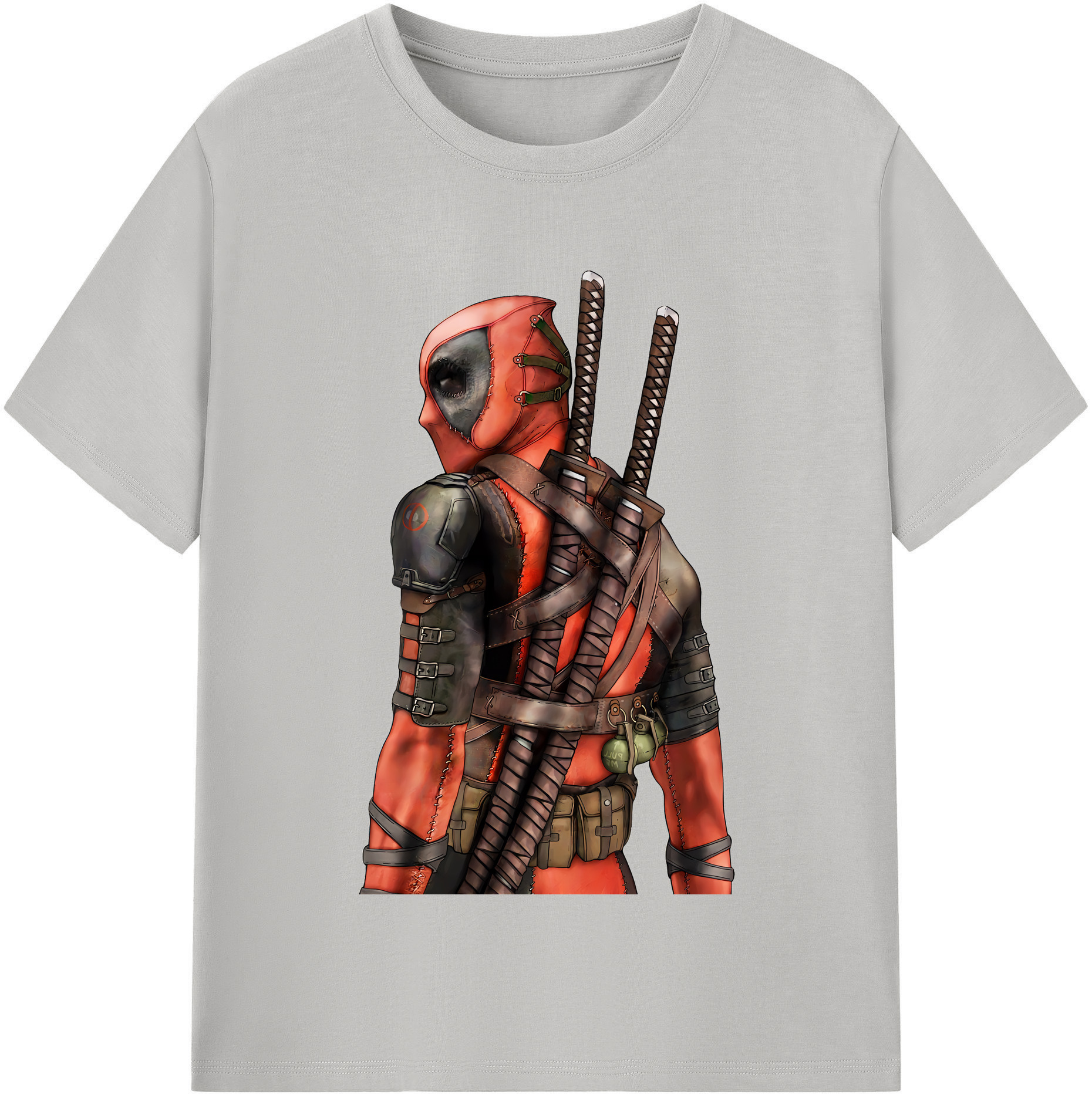 （画像用） Deadpool デッドプール レディースカジュアルプリントTシャツ（綿100％）