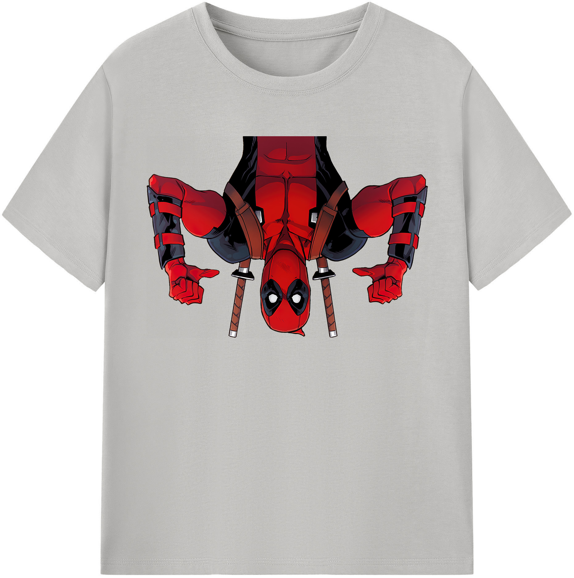 （画像用） Deadpool デッドプール レディースカジュアルプリントTシャツ（綿100％）
