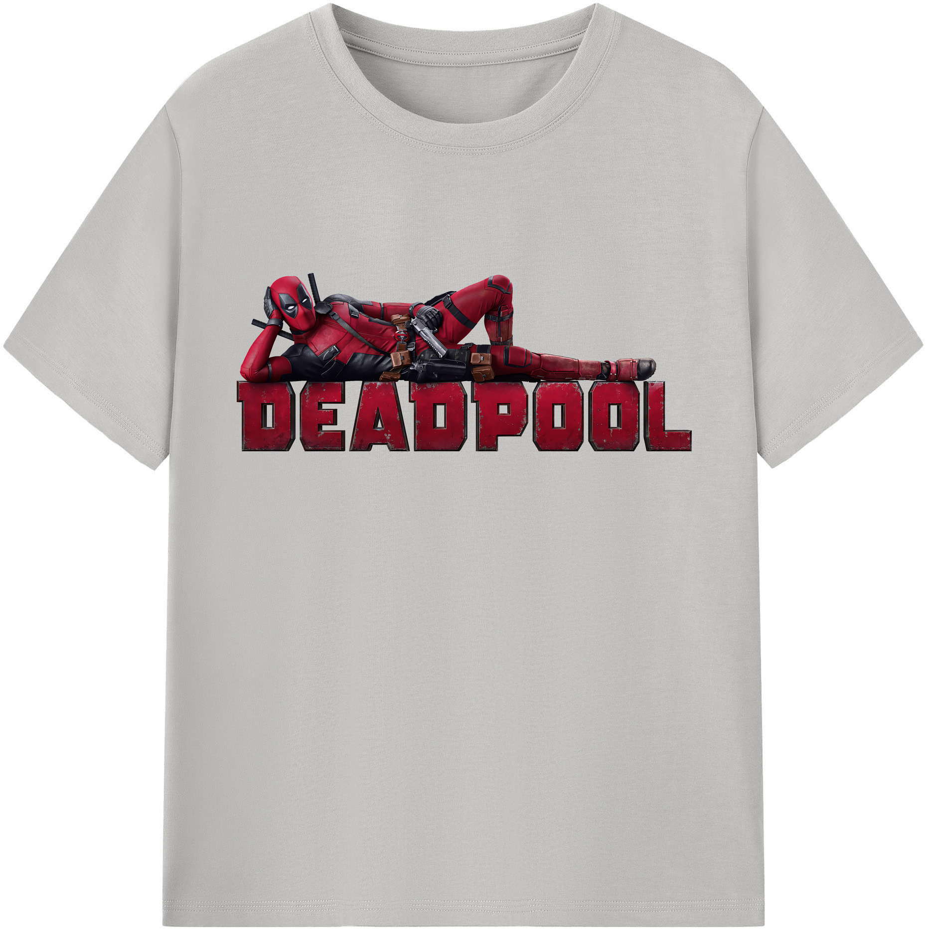 （画像用） Deadpool デッドプール レディースカジュアルプリントTシャツ（綿100％）