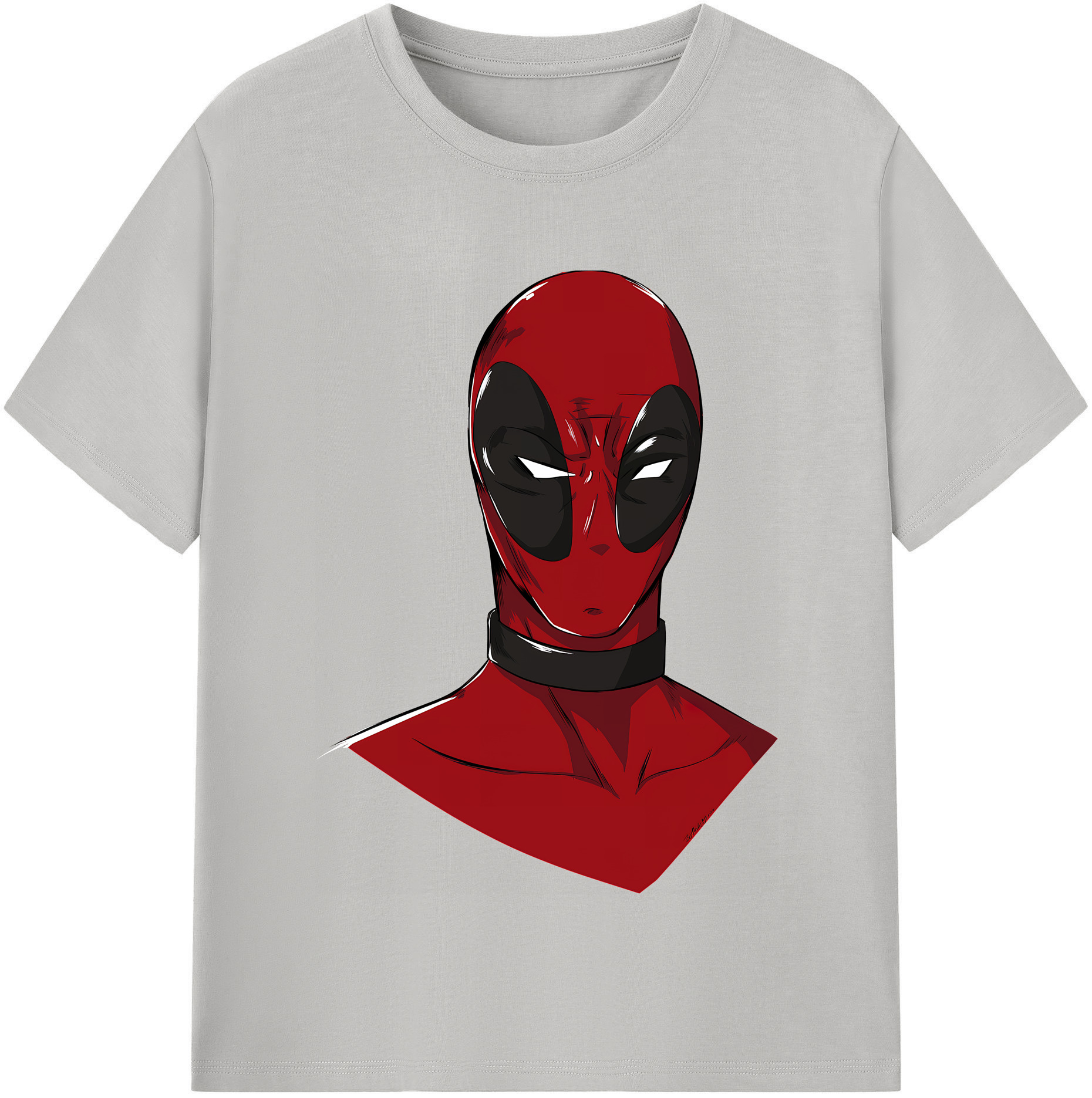 （画像用） Deadpool デッドプール レディースカジュアルプリントTシャツ（綿100％）