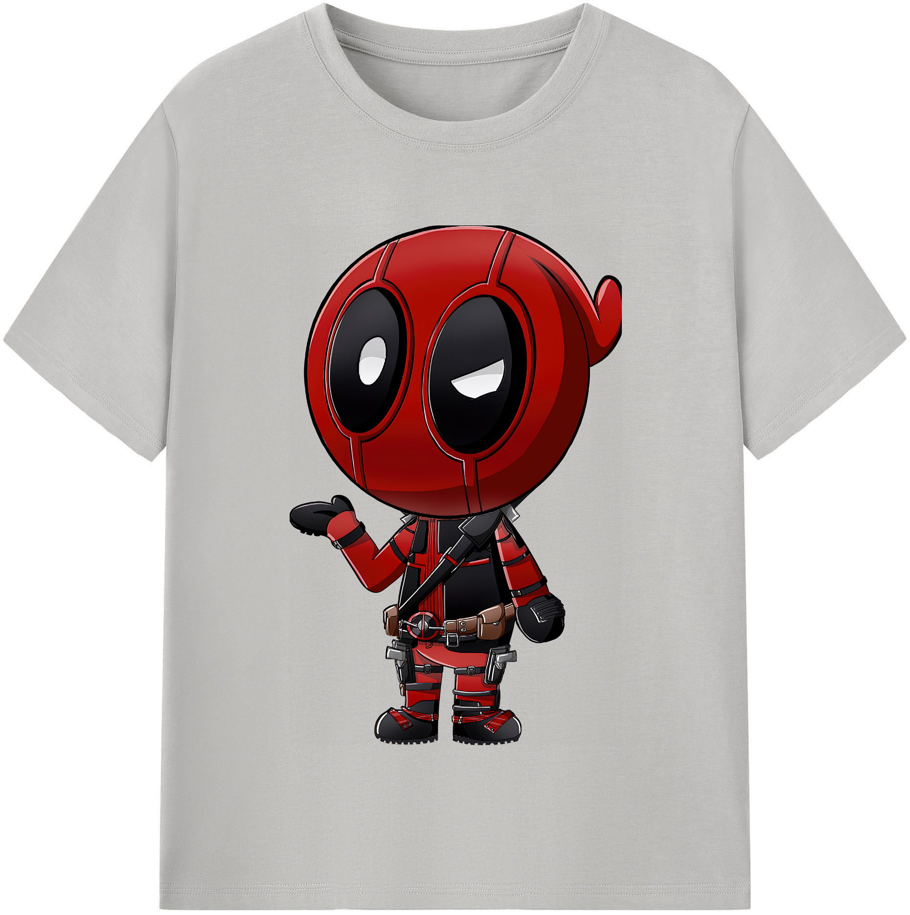 （画像用） Deadpool デッドプール レディースカジュアルプリントTシャツ（綿100％）