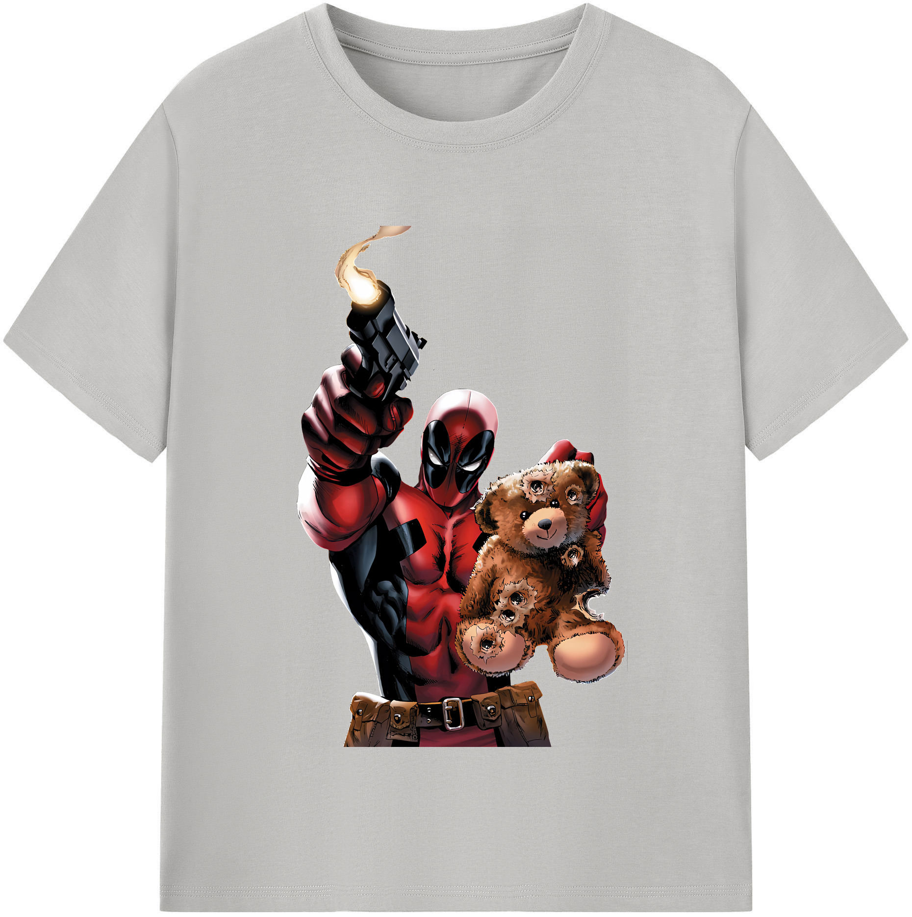 （画像用） Deadpool デッドプール レディースカジュアルプリントTシャツ（綿100％）