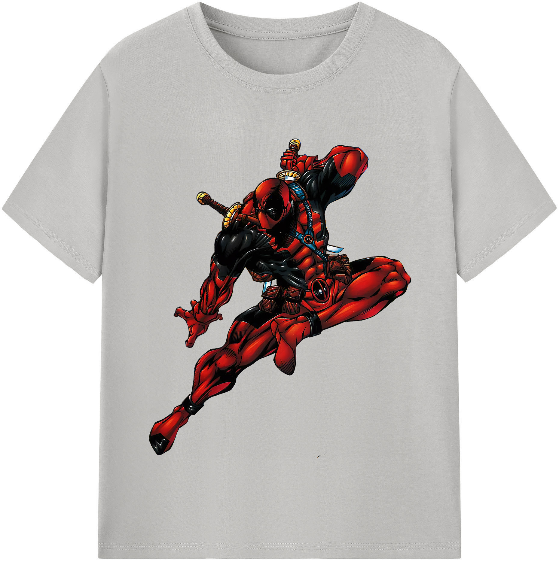（画像用） Deadpool デッドプール レディースカジュアルプリントTシャツ（綿100％）