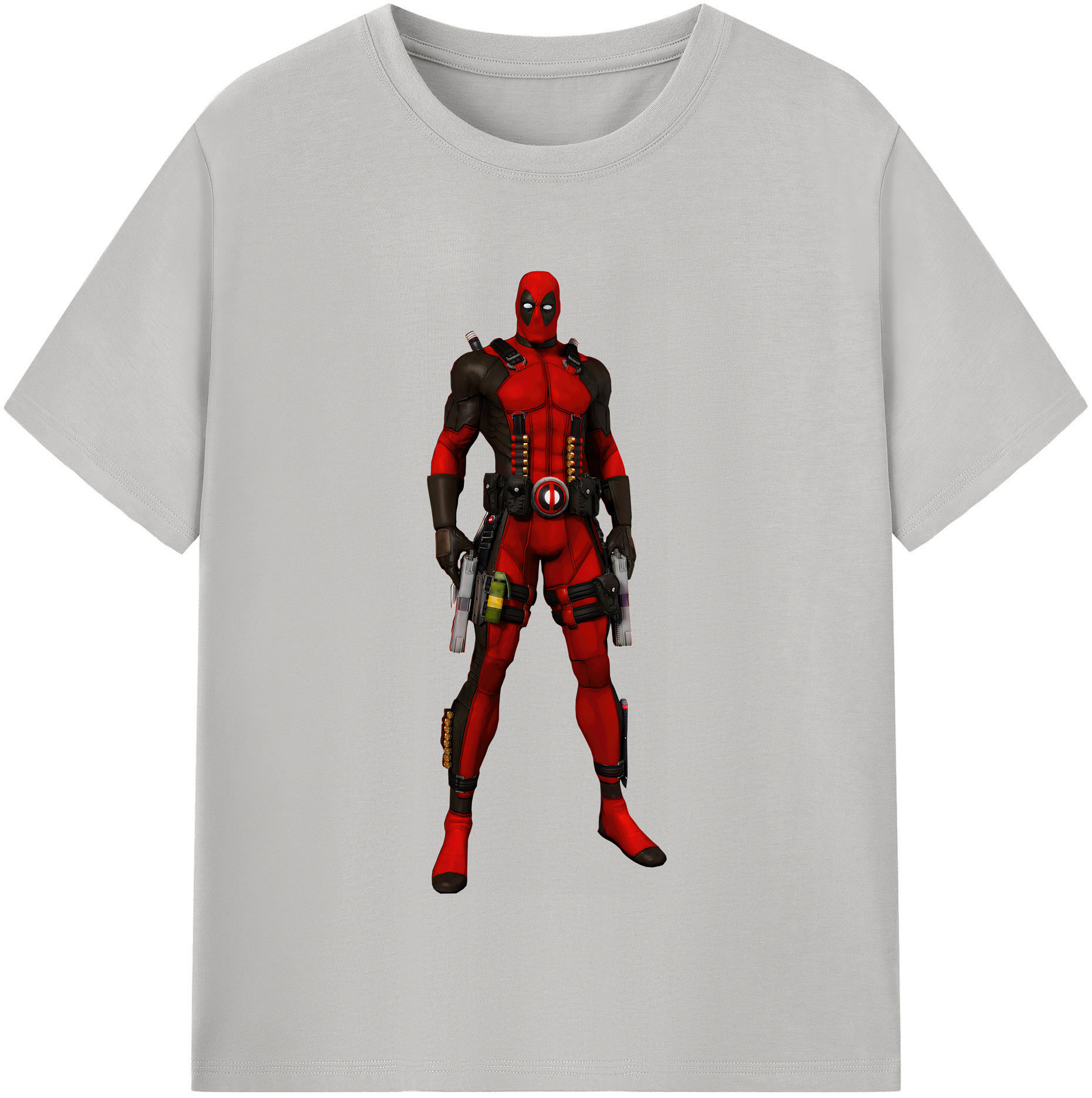 （画像用） Deadpool デッドプール レディースカジュアルプリントTシャツ（綿100％）