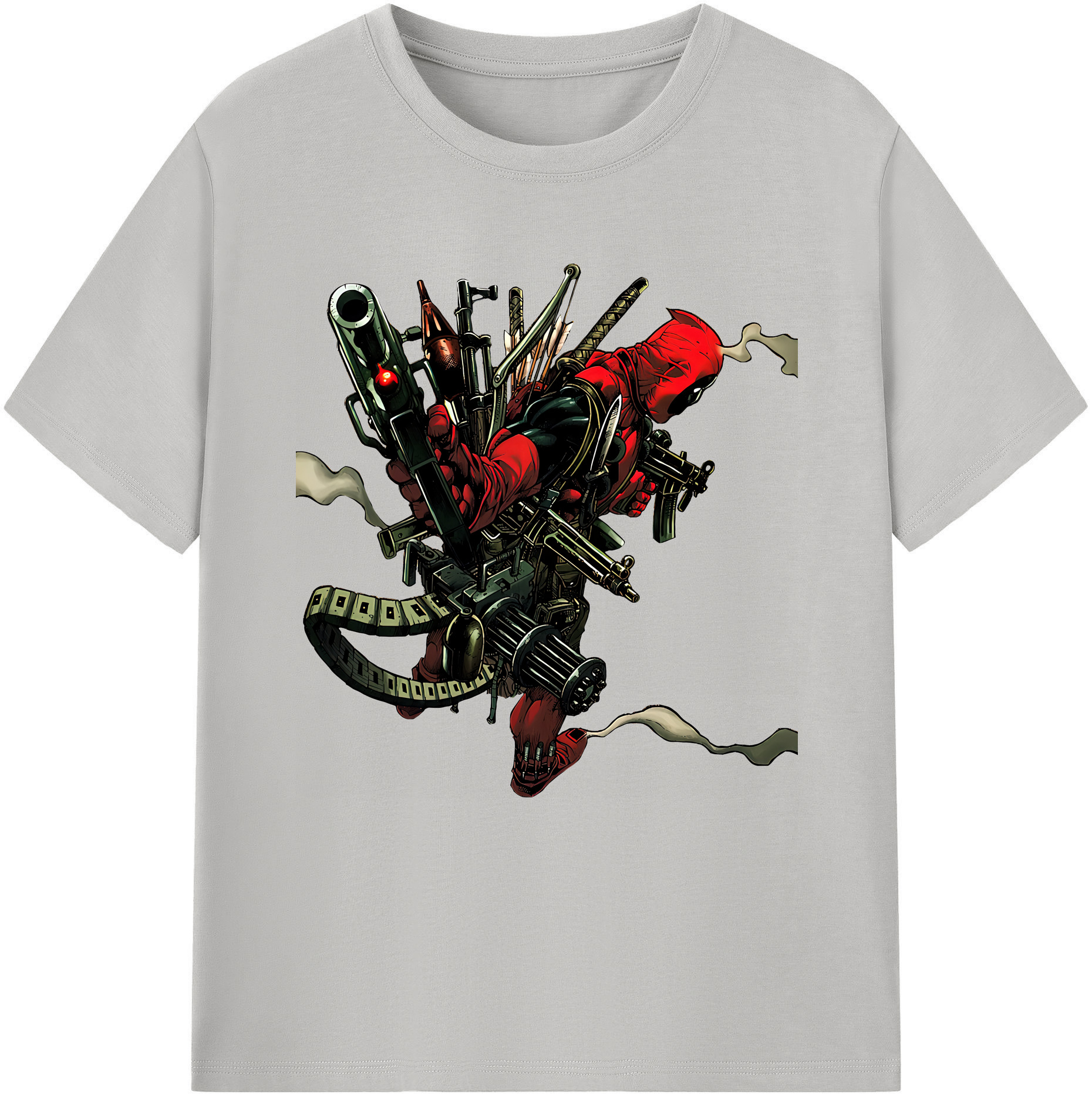 （画像用） Deadpool デッドプール レディースカジュアルプリントTシャツ（綿100％）