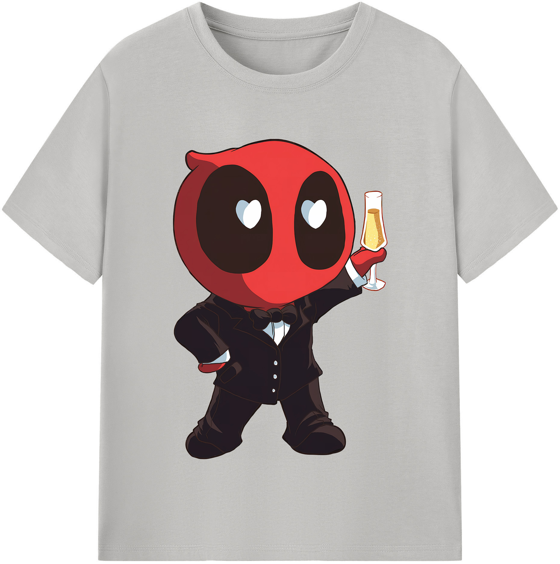 （画像用） Deadpool デッドプール レディースカジュアルプリントTシャツ（綿100％）