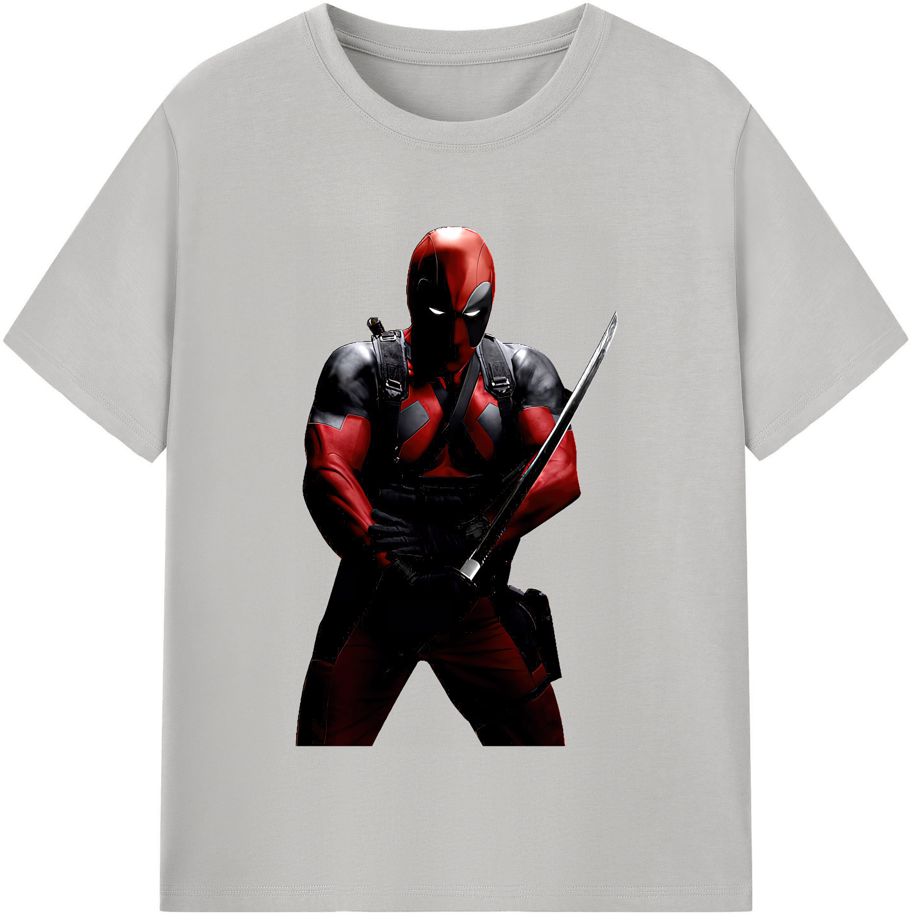 （画像用） Deadpool デッドプール レディースカジュアルプリントTシャツ（綿100％）