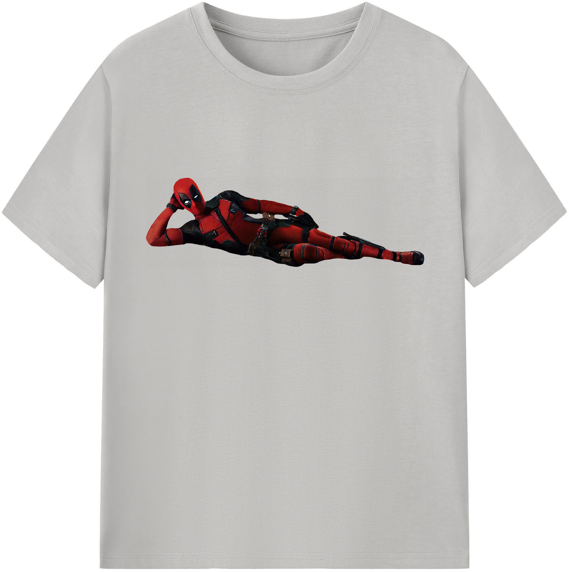 （画像用） Deadpool デッドプール レディースカジュアルプリントTシャツ（綿100％）