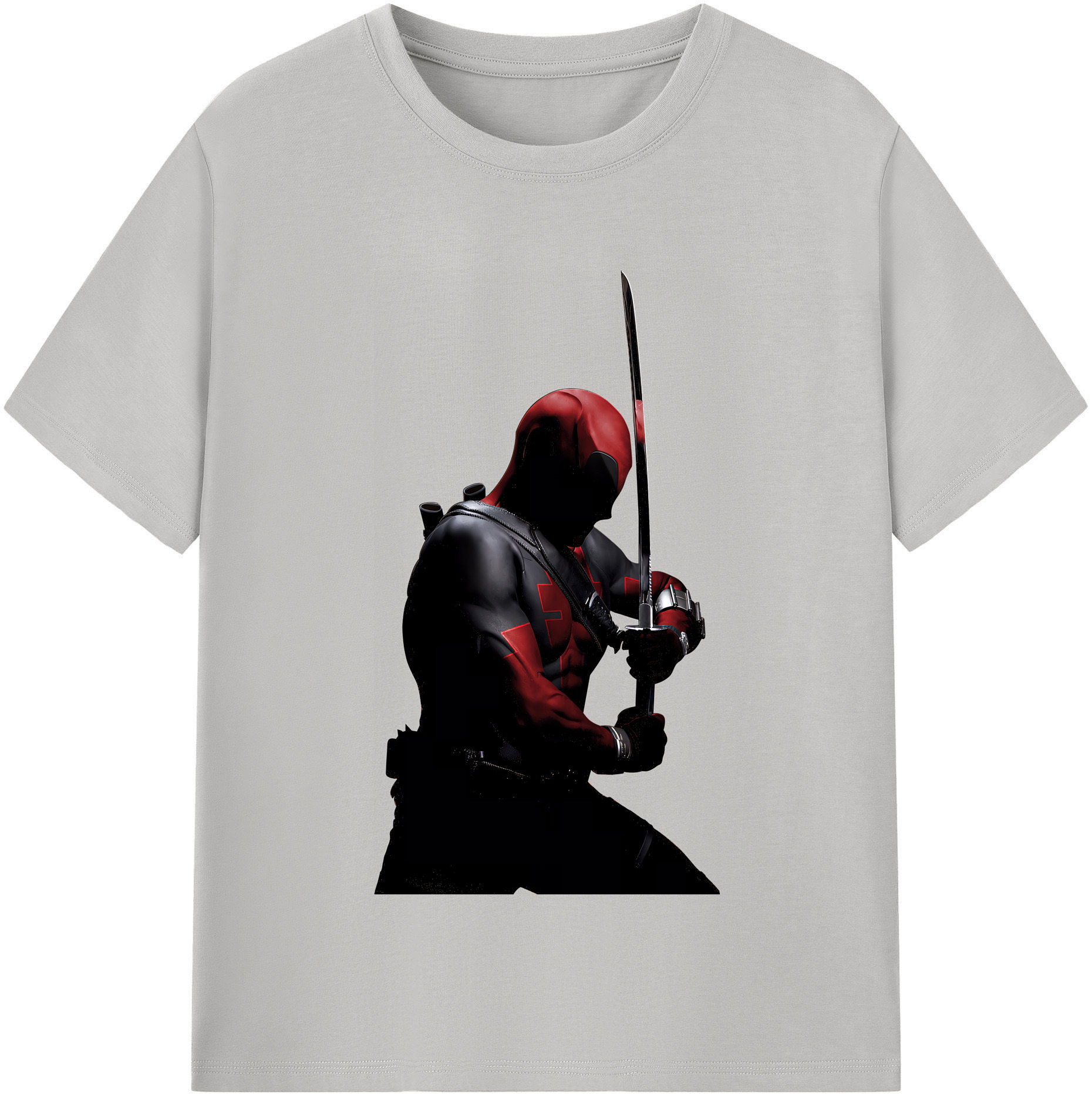 （画像用） Deadpool デッドプール レディースカジュアルプリントTシャツ（綿100％）