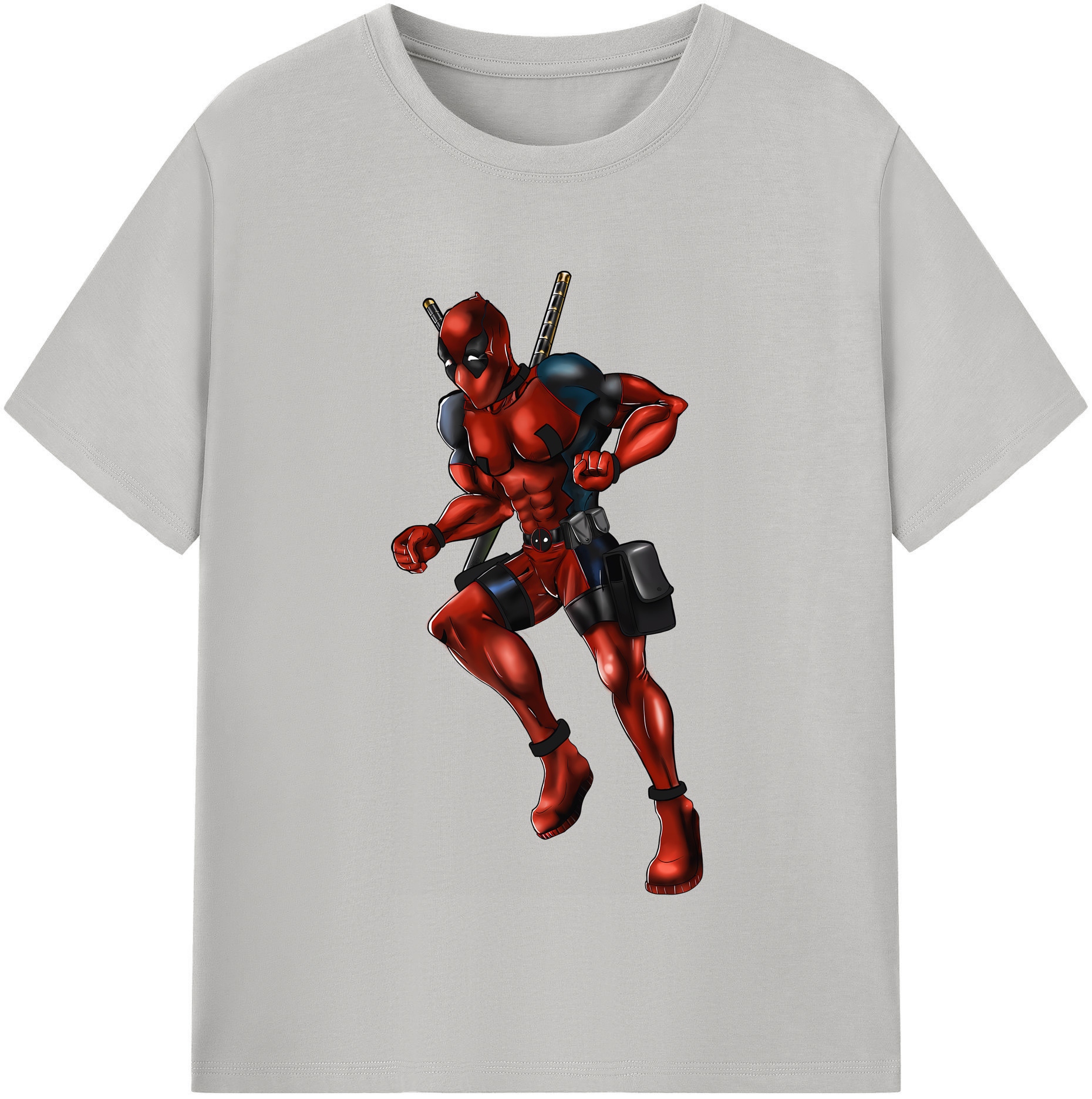 （画像用） Deadpool デッドプール レディースカジュアルプリントTシャツ（綿100％）