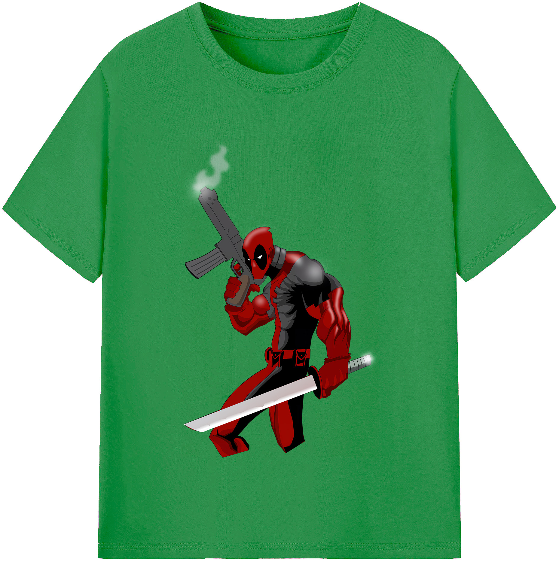 （画像用） Deadpool デッドプール レディースカジュアルプリントTシャツ（綿100％）