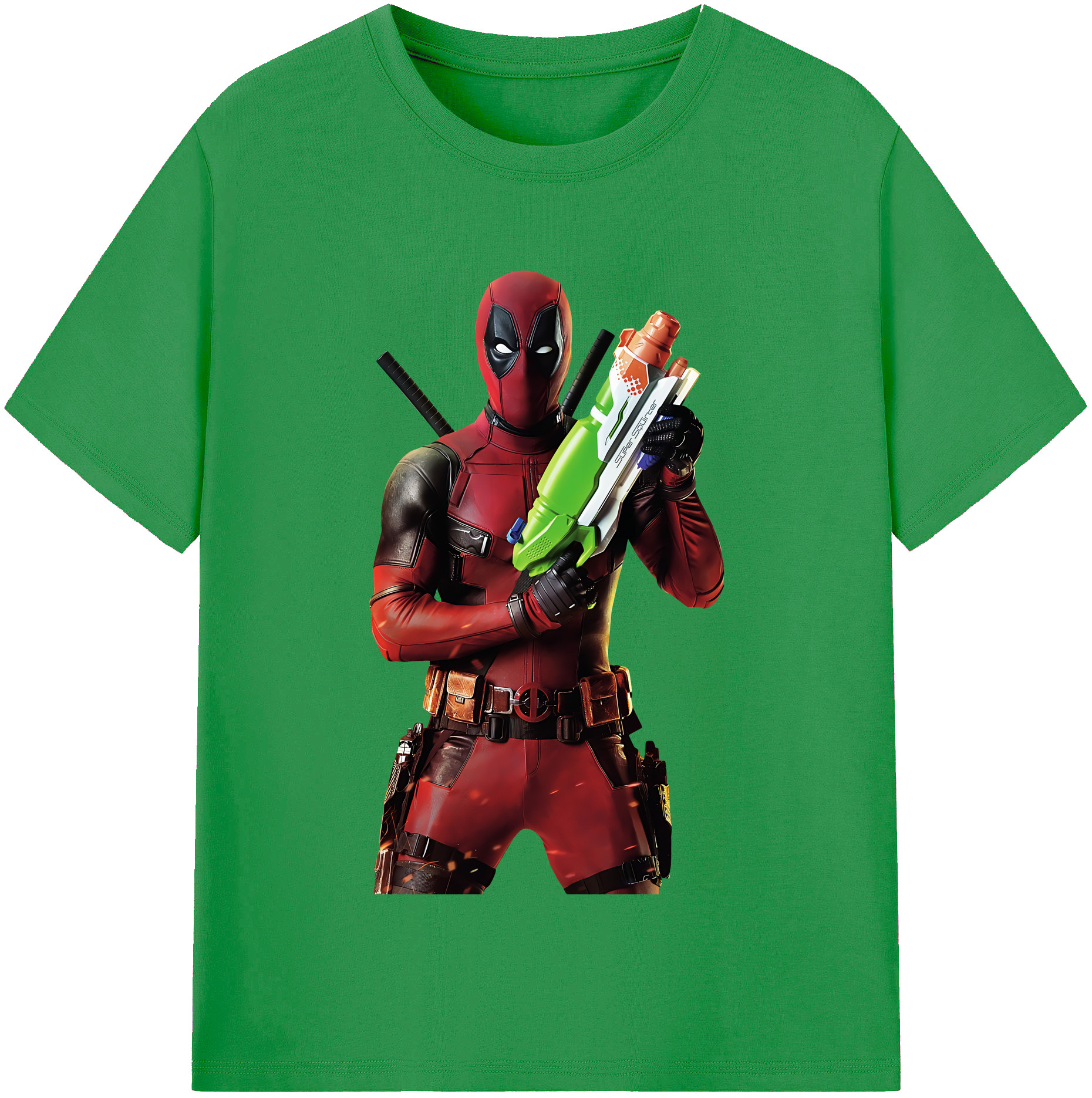 （画像用） Deadpool デッドプール レディースカジュアルプリントTシャツ（綿100％）