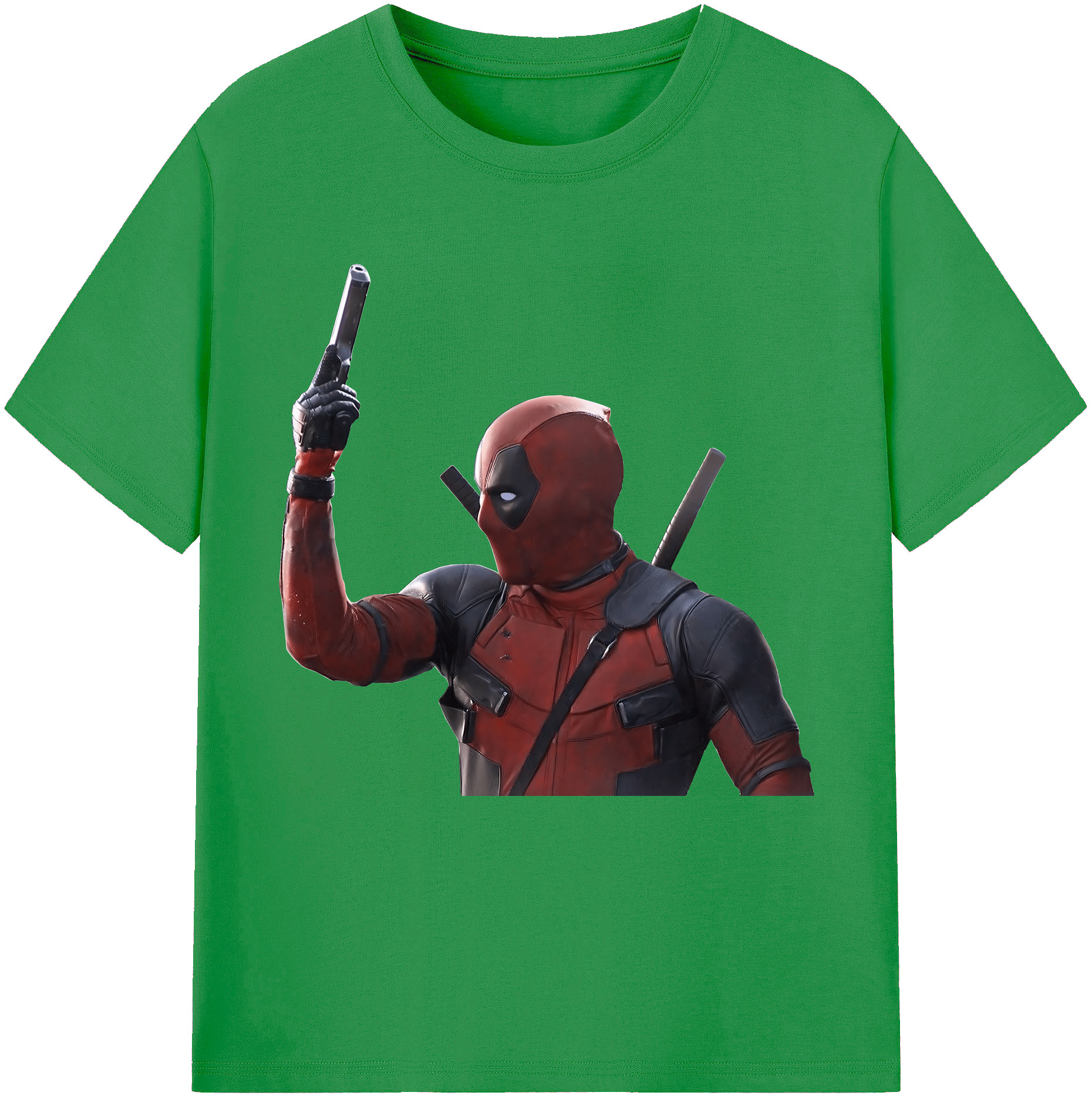 （画像用） Deadpool デッドプール レディースカジュアルプリントTシャツ（綿100％）