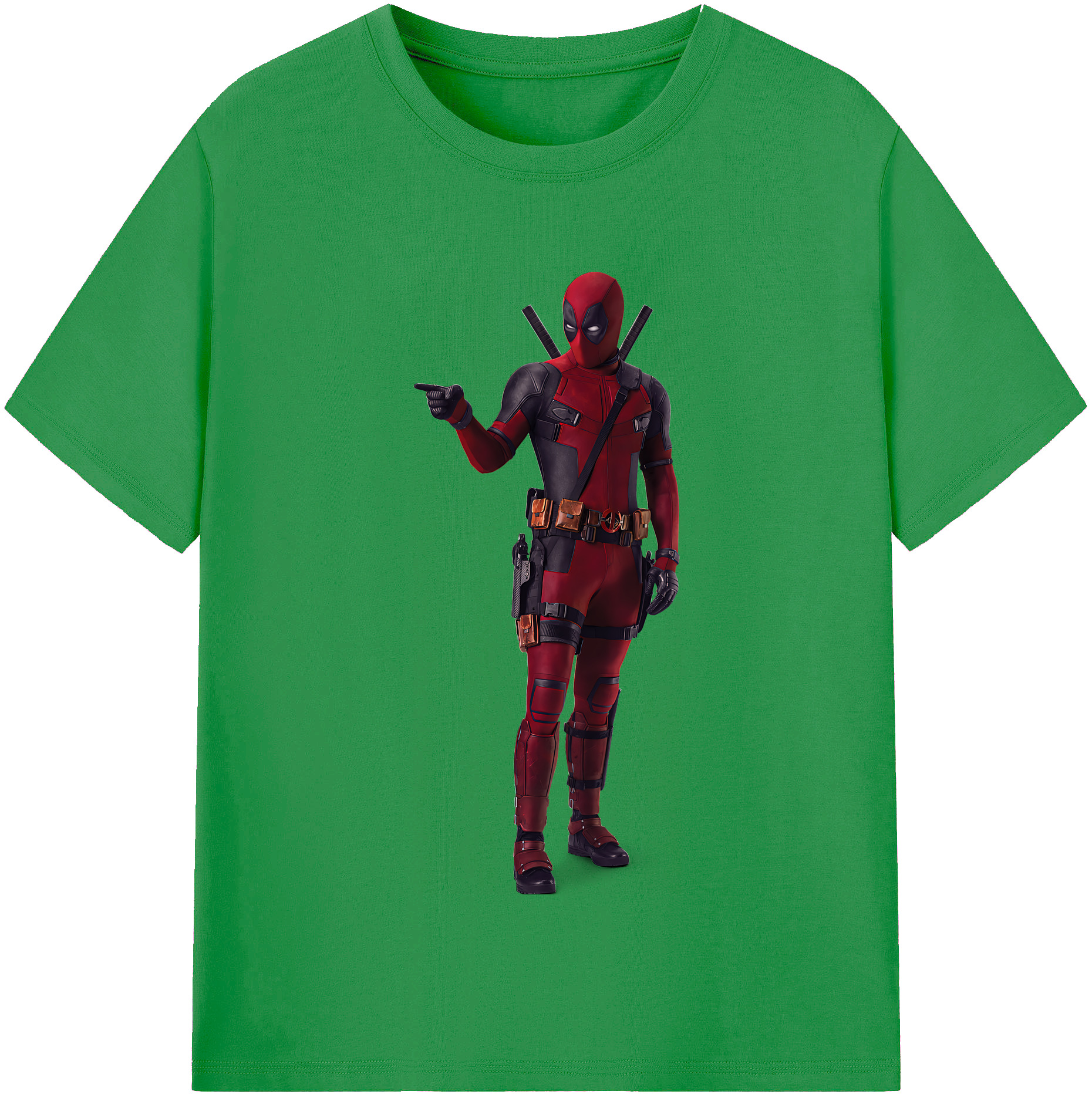 （画像用） Deadpool デッドプール レディースカジュアルプリントTシャツ（綿100％）