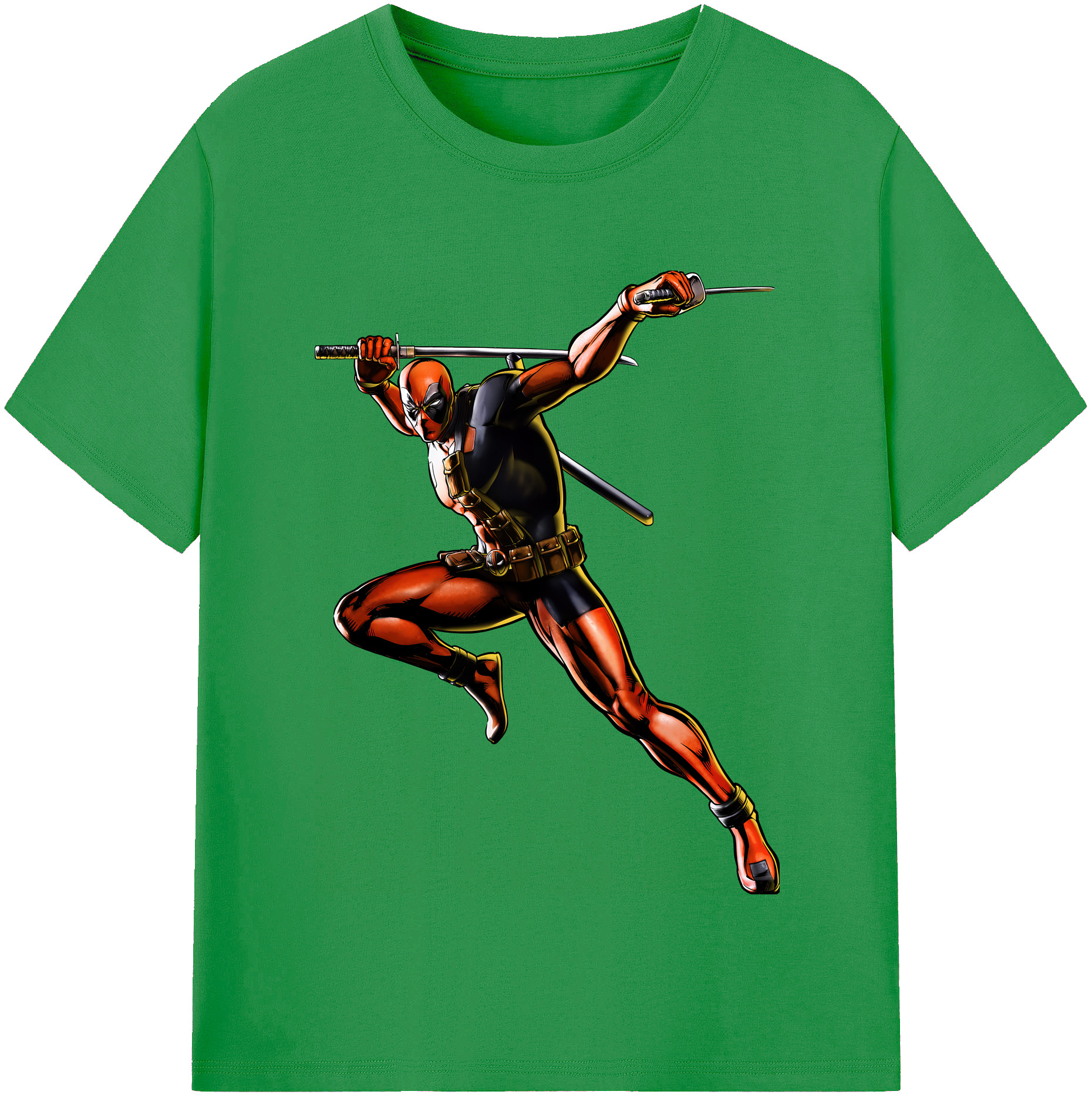 （画像用） Deadpool デッドプール レディースカジュアルプリントTシャツ（綿100％）