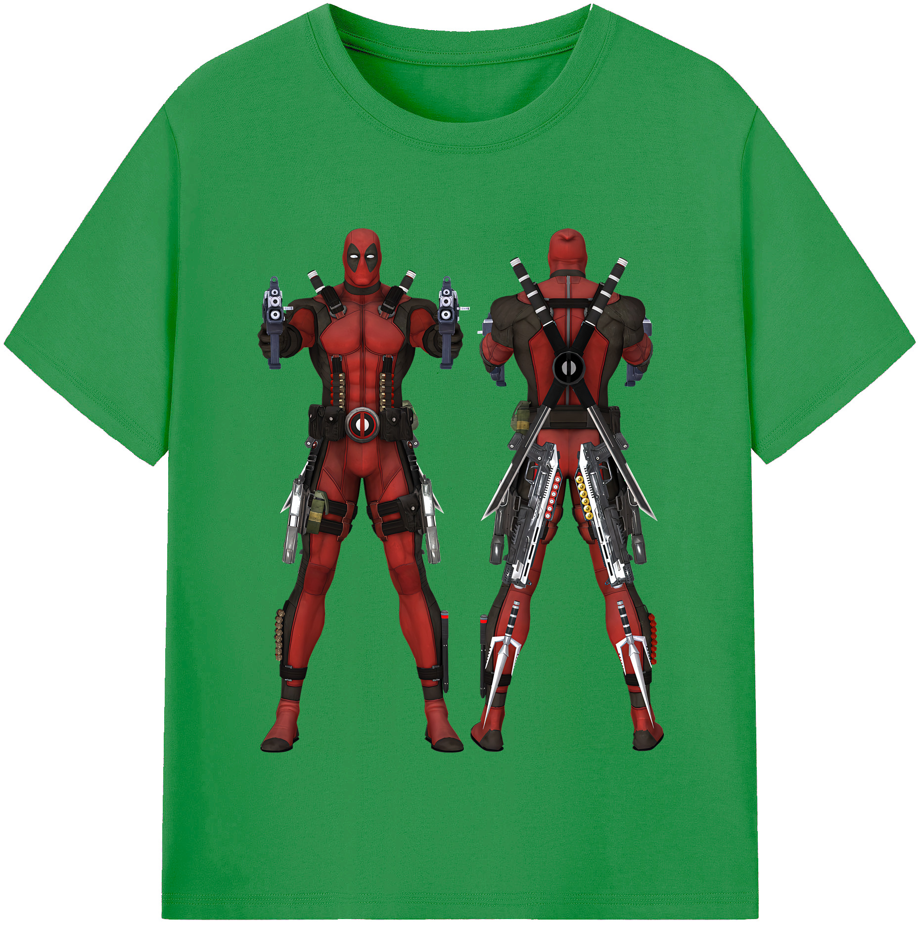 （画像用） Deadpool デッドプール レディースカジュアルプリントTシャツ（綿100％）