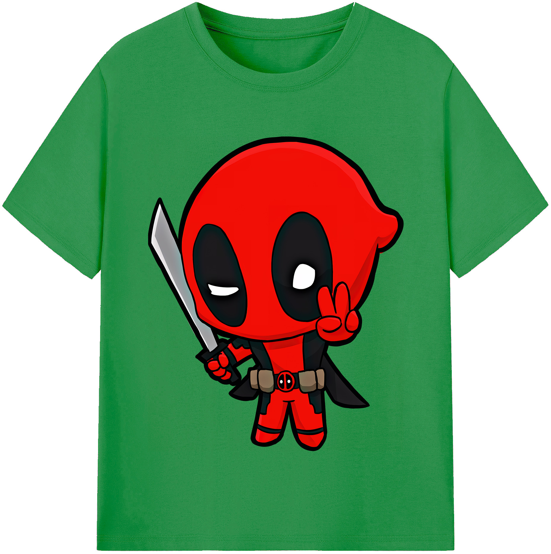 （画像用） Deadpool デッドプール レディースカジュアルプリントTシャツ（綿100％）