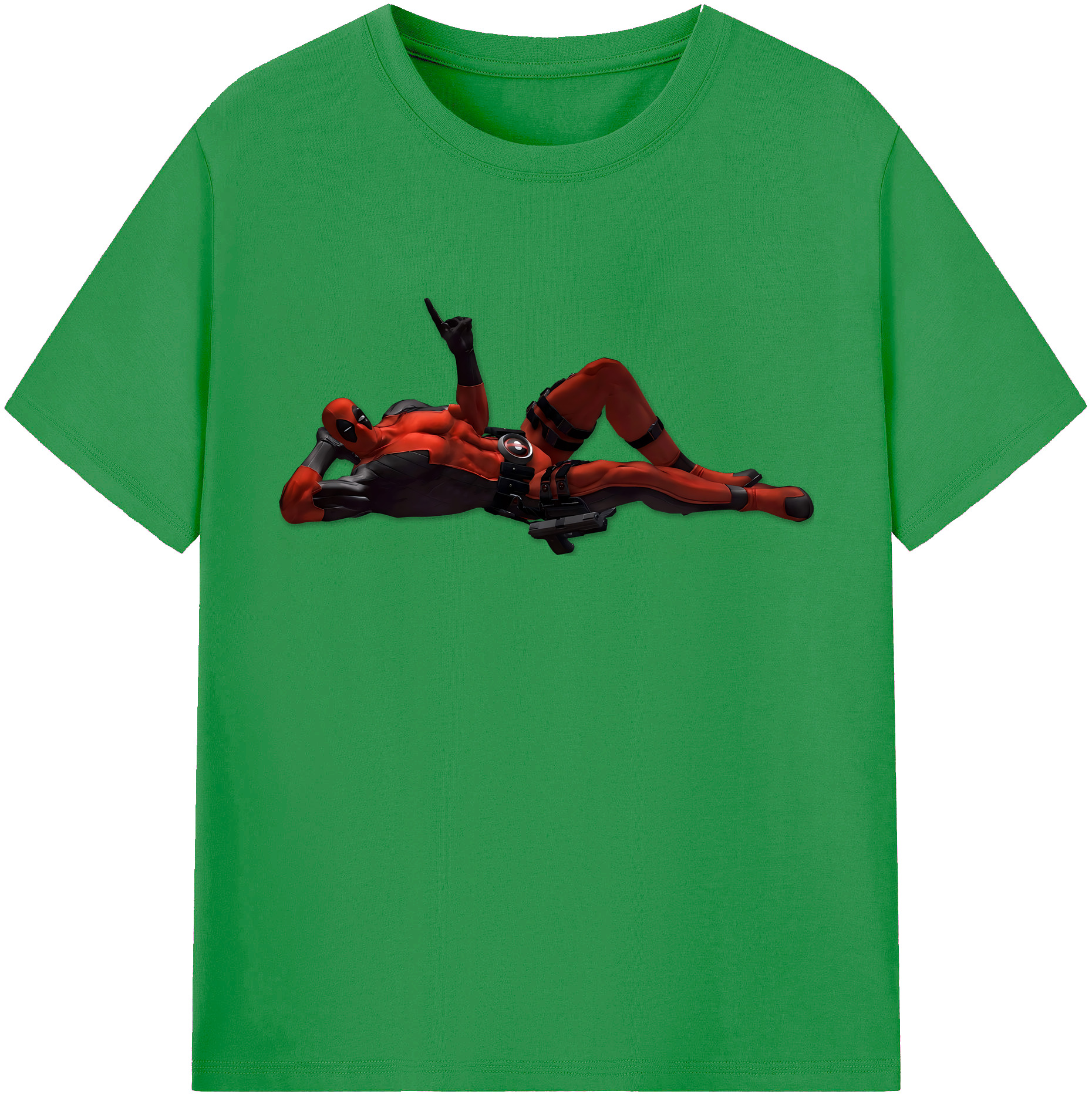 （画像用） Deadpool デッドプール レディースカジュアルプリントTシャツ（綿100％）