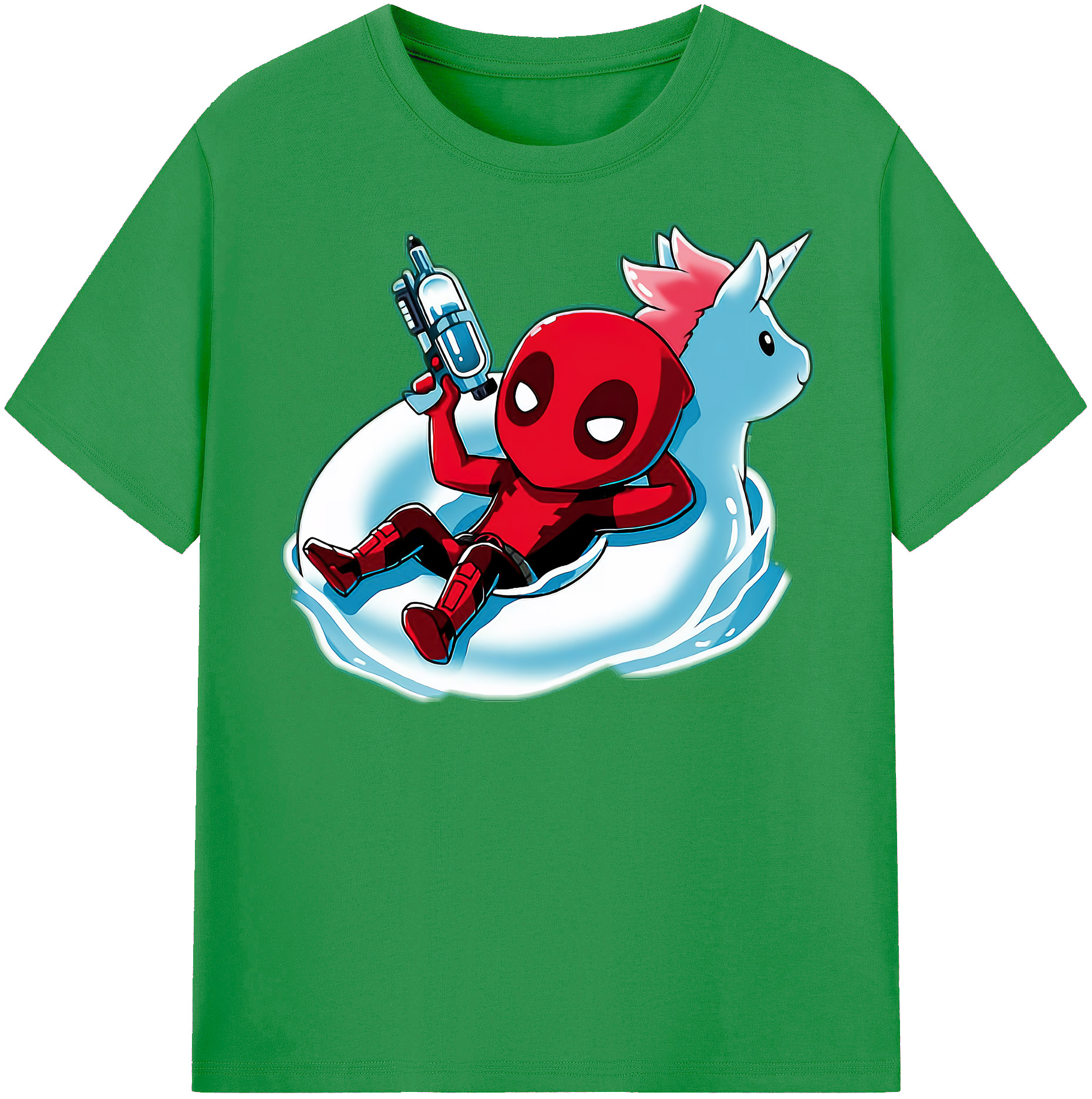 （画像用） Deadpool デッドプール レディースカジュアルプリントTシャツ（綿100％）