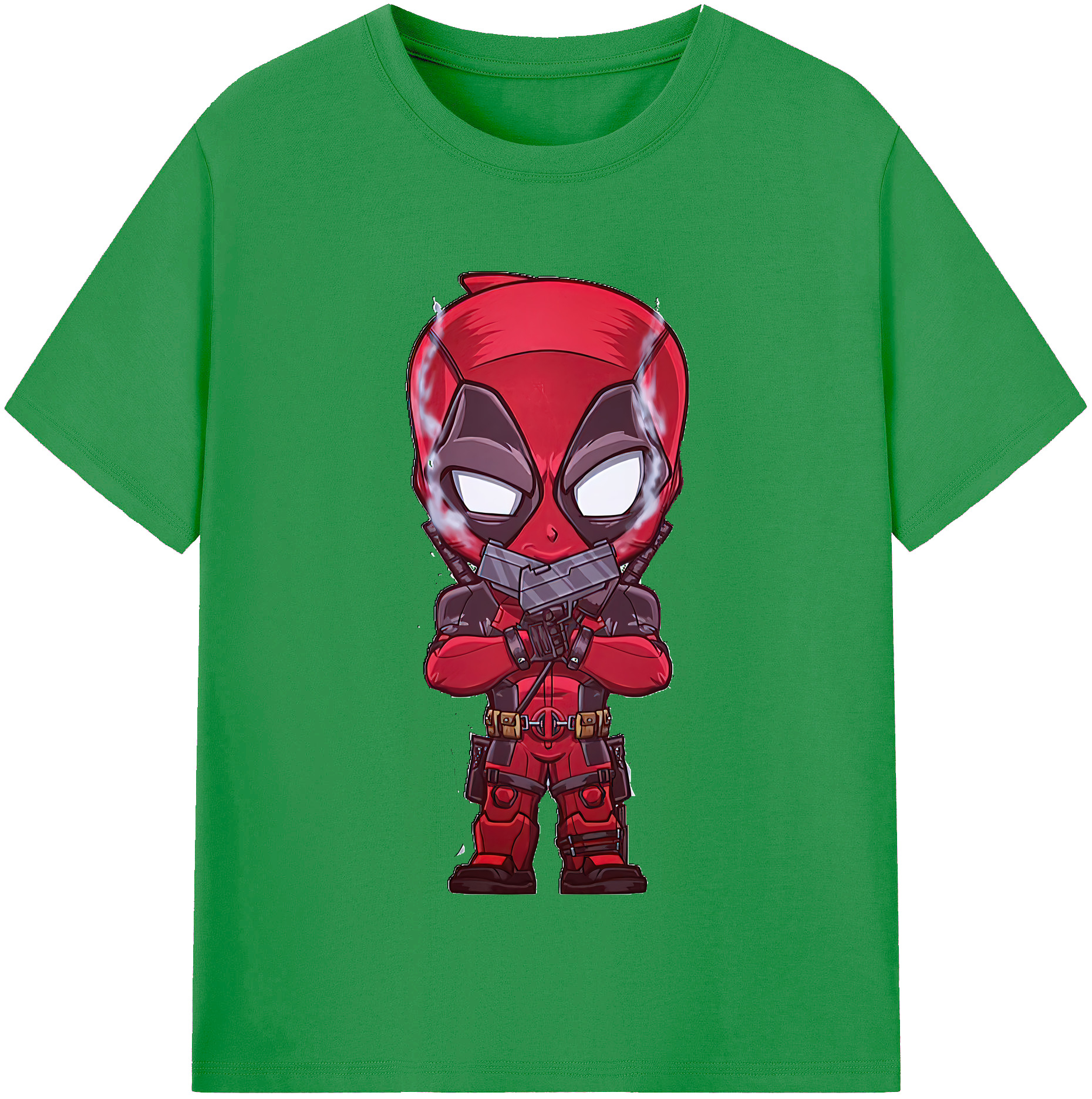 （画像用） Deadpool デッドプール レディースカジュアルプリントTシャツ（綿100％）