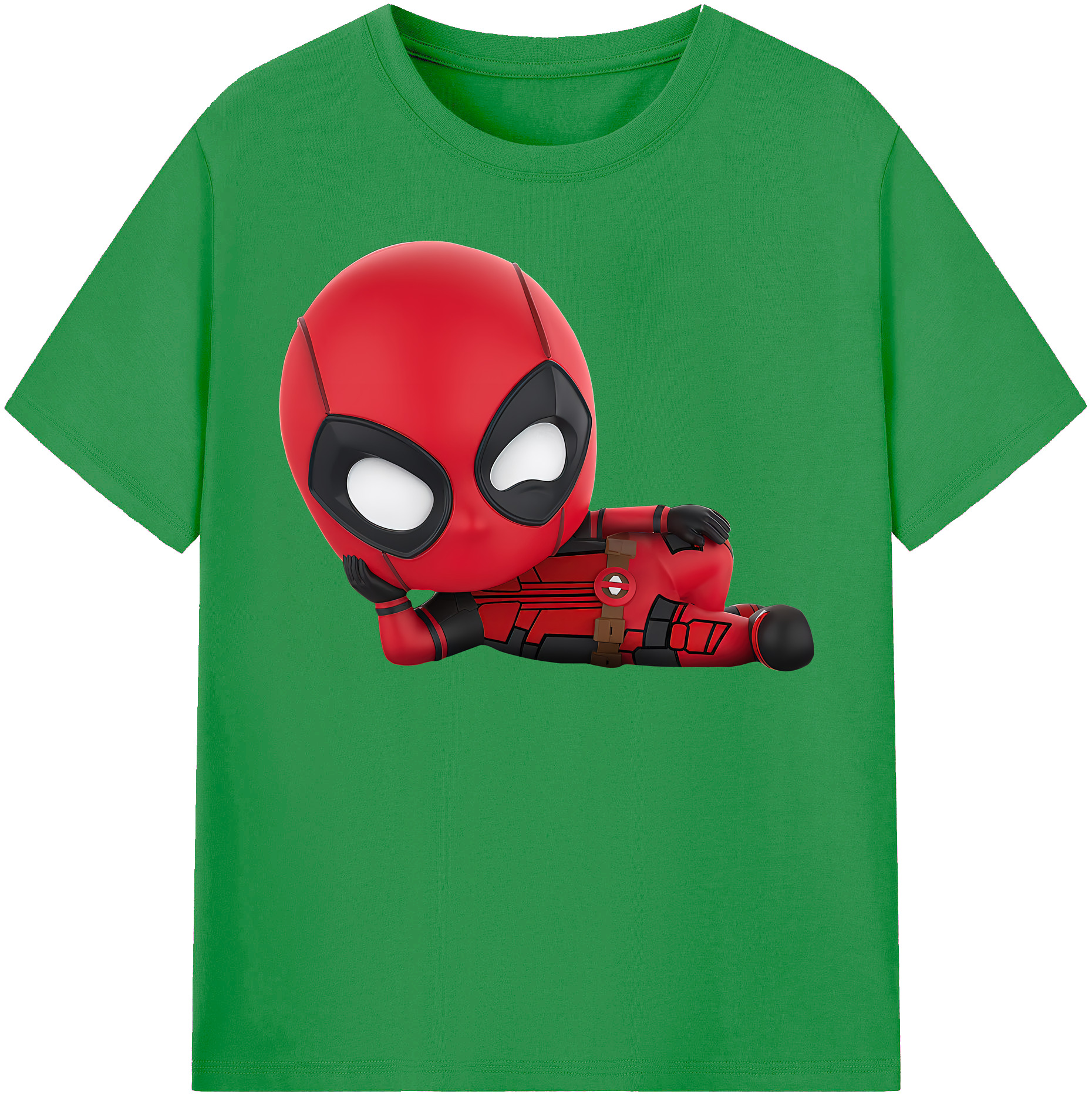 （画像用） Deadpool デッドプール レディースカジュアルプリントTシャツ（綿100％）