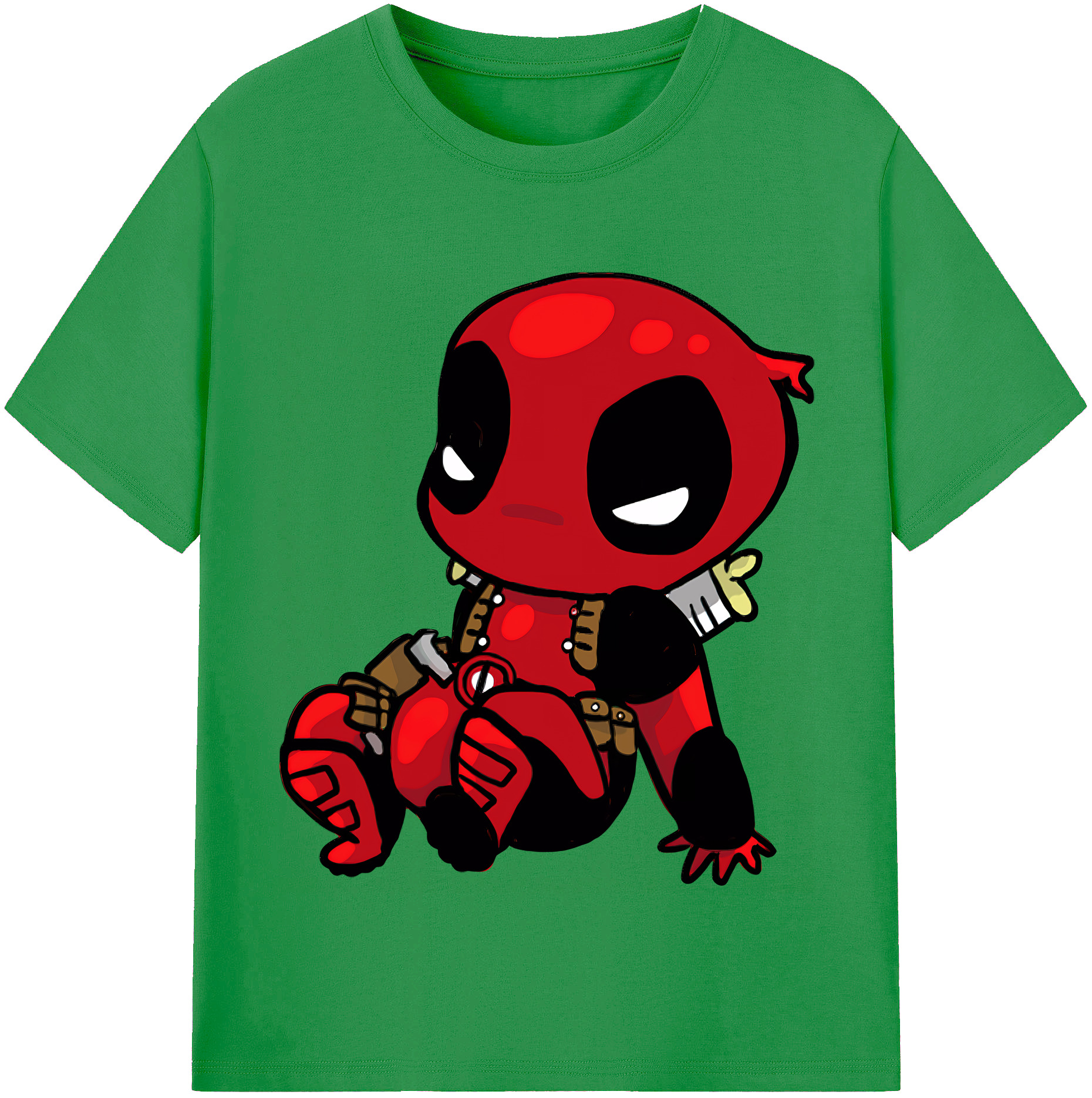 （画像用） Deadpool デッドプール レディースカジュアルプリントTシャツ（綿100％）