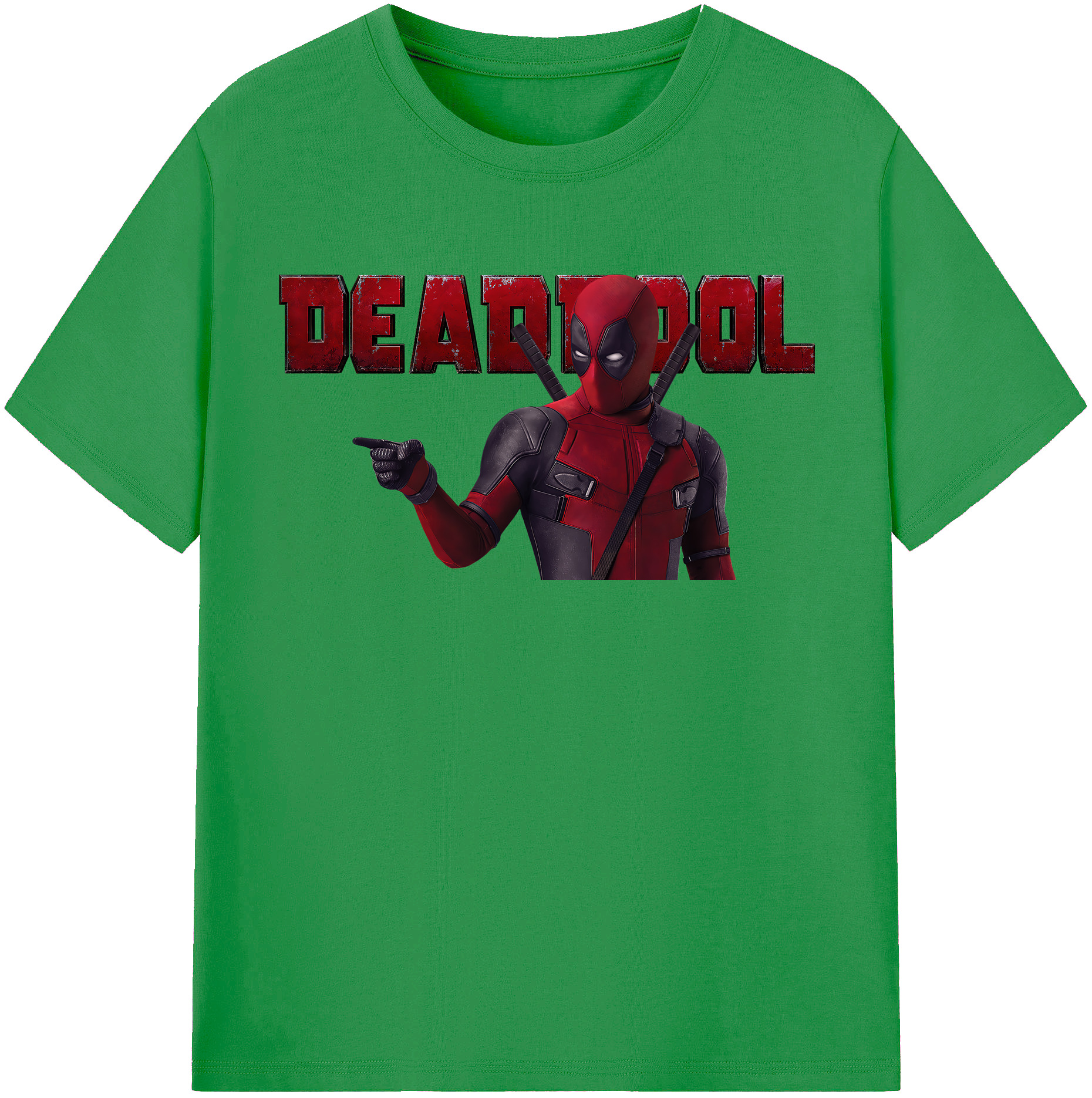 （画像用） Deadpool デッドプール レディースカジュアルプリントTシャツ（綿100％）