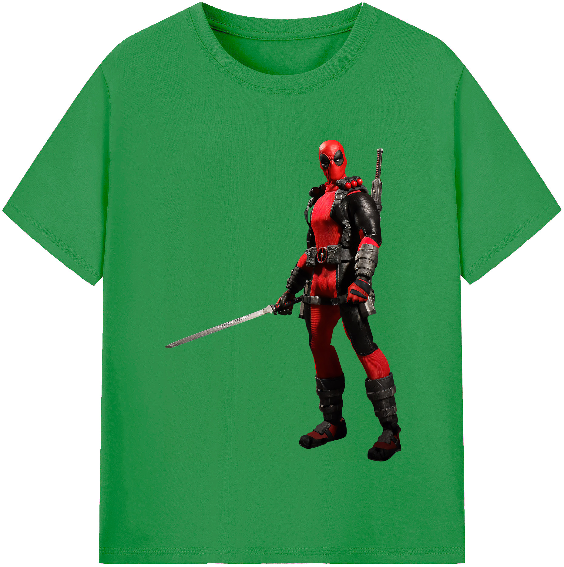 （画像用） Deadpool デッドプール レディースカジュアルプリントTシャツ（綿100％）
