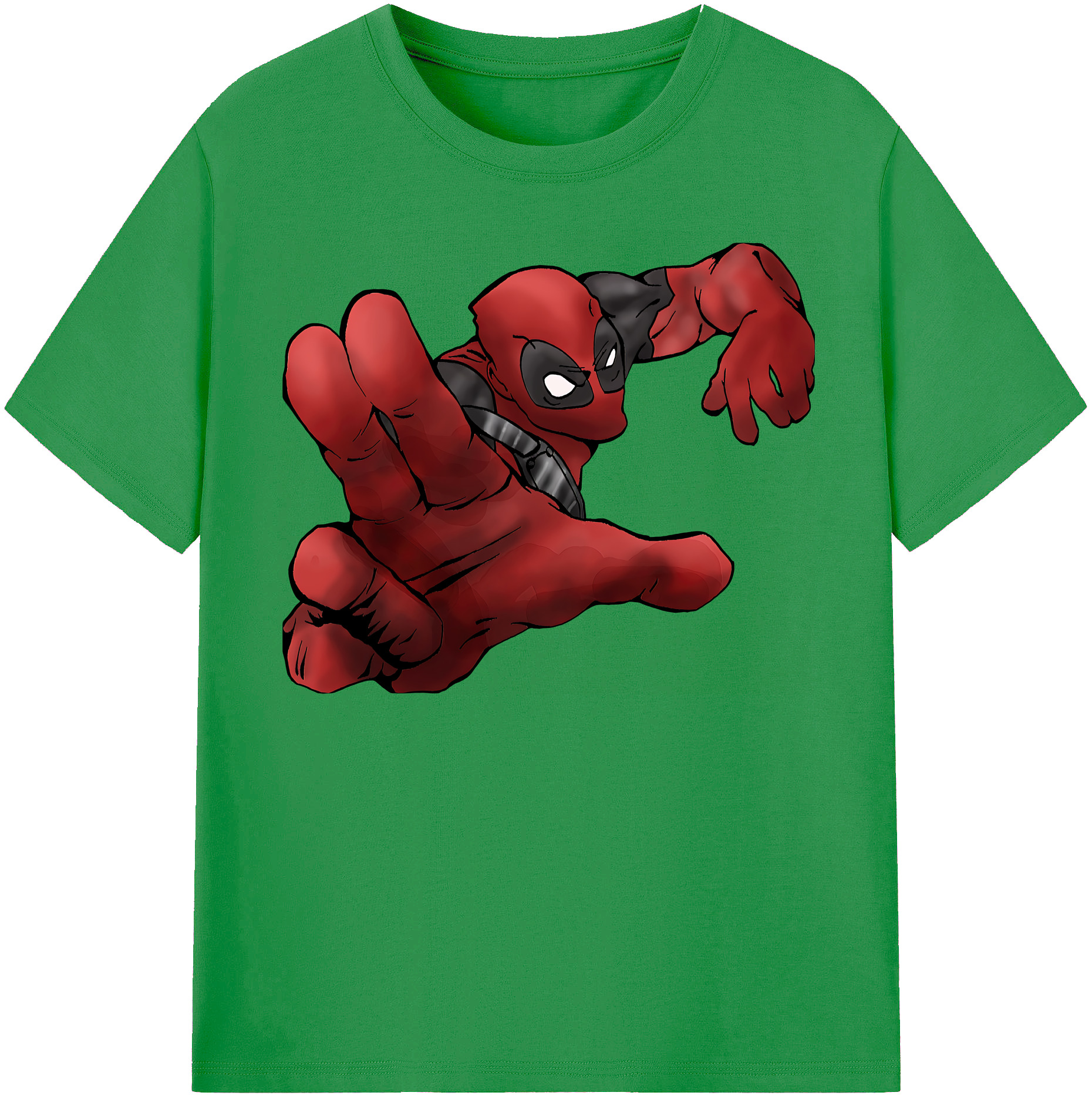 （画像用） Deadpool デッドプール レディースカジュアルプリントTシャツ（綿100％）