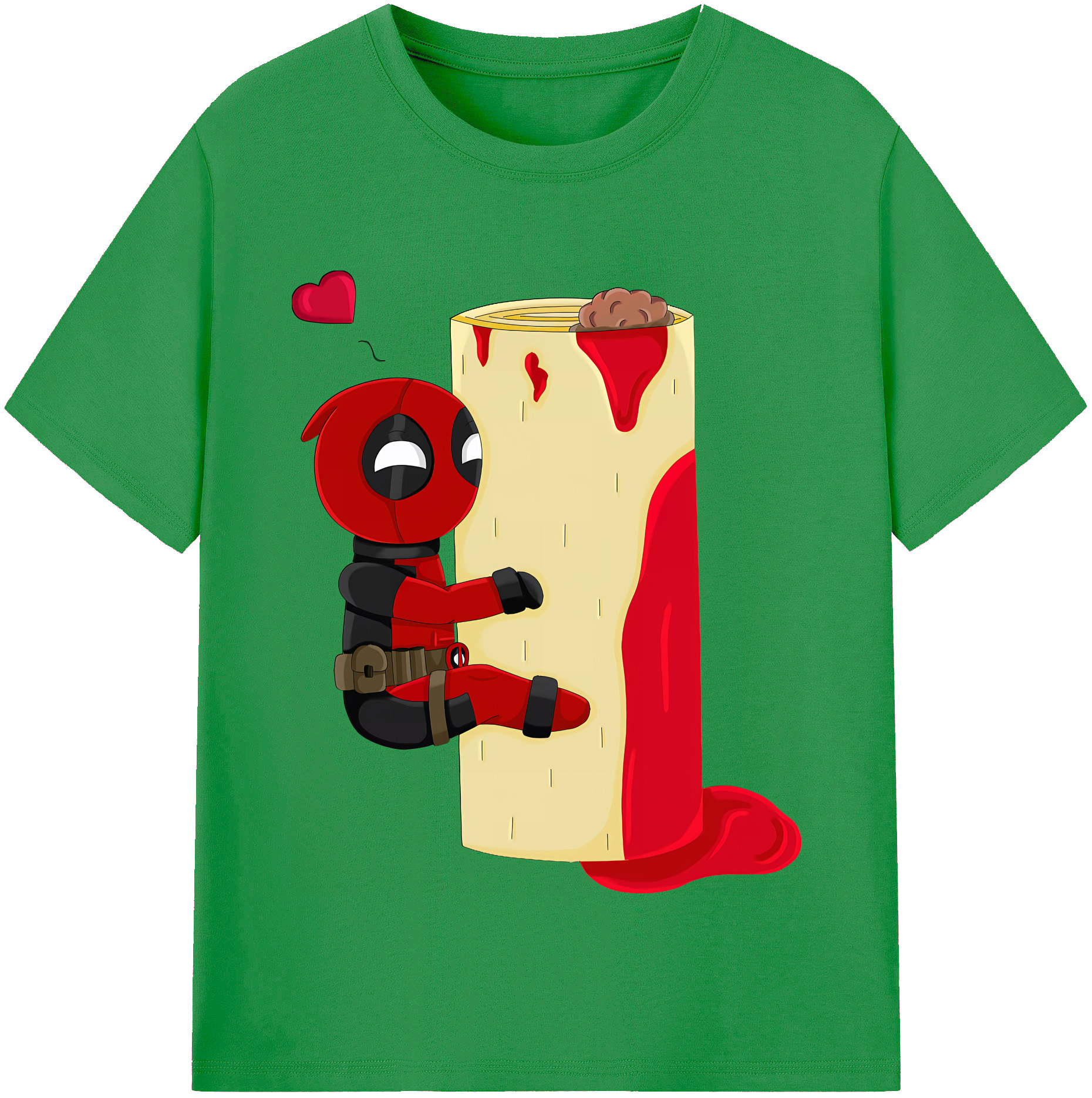 （画像用） Deadpool デッドプール レディースカジュアルプリントTシャツ（綿100％）