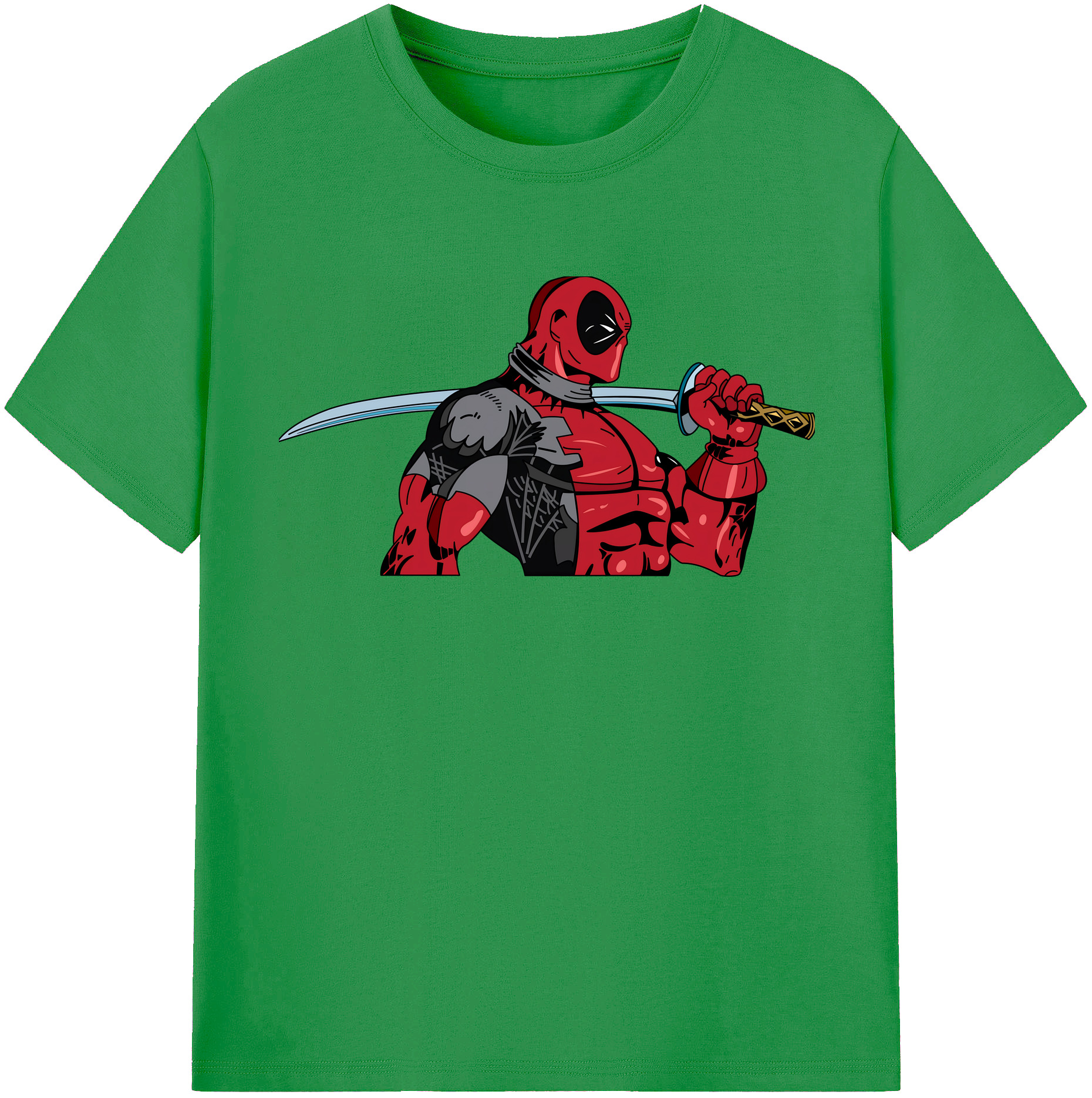 （画像用） Deadpool デッドプール レディースカジュアルプリントTシャツ（綿100％）
