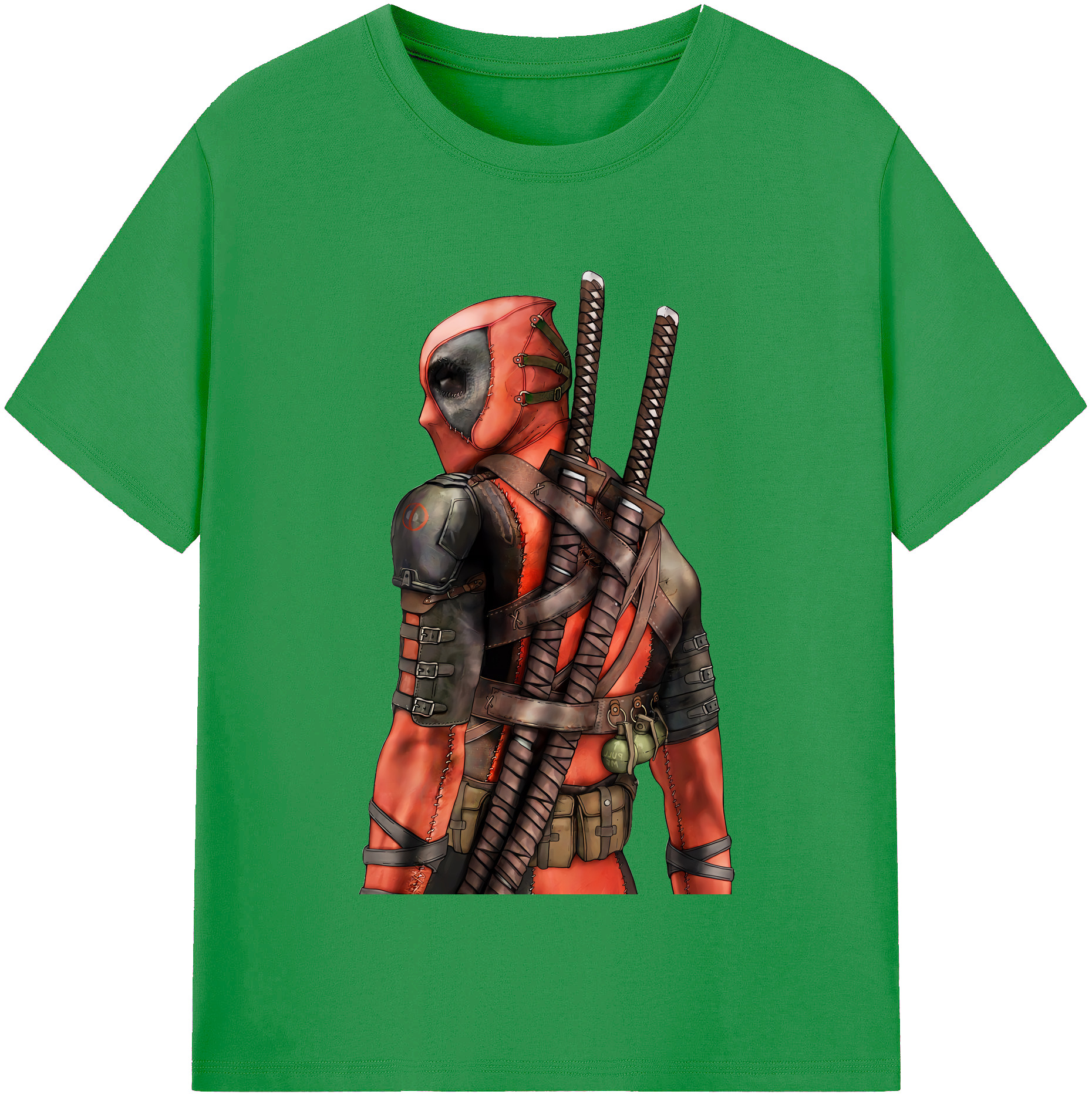 （画像用） Deadpool デッドプール レディースカジュアルプリントTシャツ（綿100％）