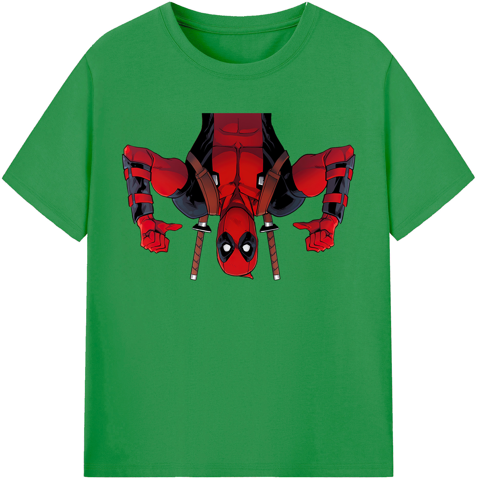 （画像用） Deadpool デッドプール レディースカジュアルプリントTシャツ（綿100％）